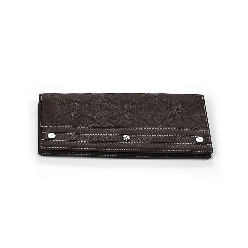 Charriol Escapade VI Brown Stamped Wallet SLGSTAMCO.44.9010