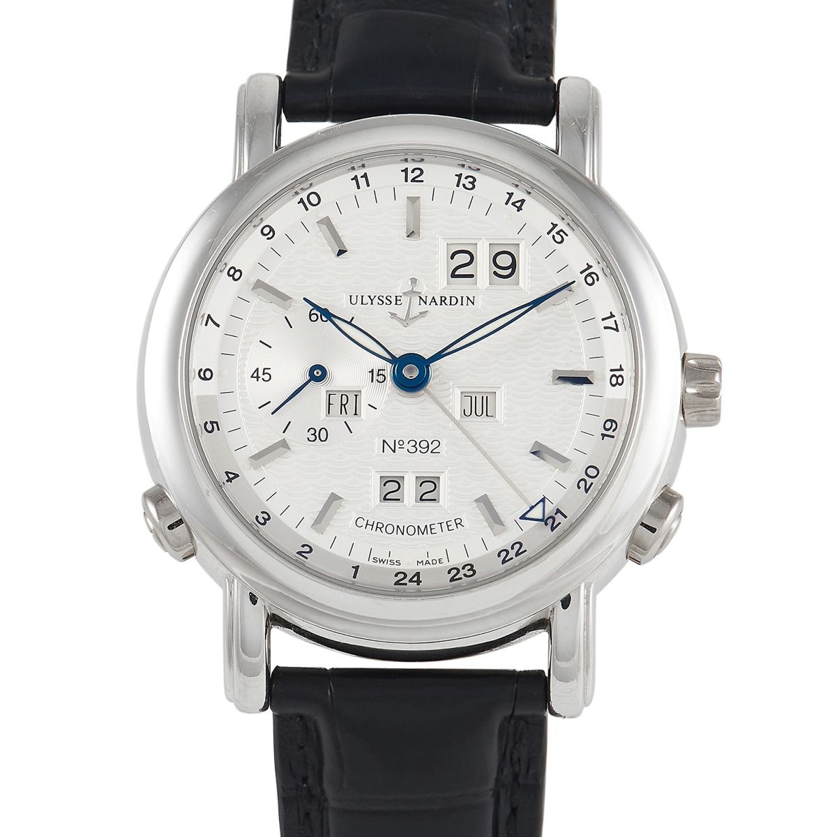 Ulysse Nardin Big Date GMT Perpetual Calendar Watch 329-80