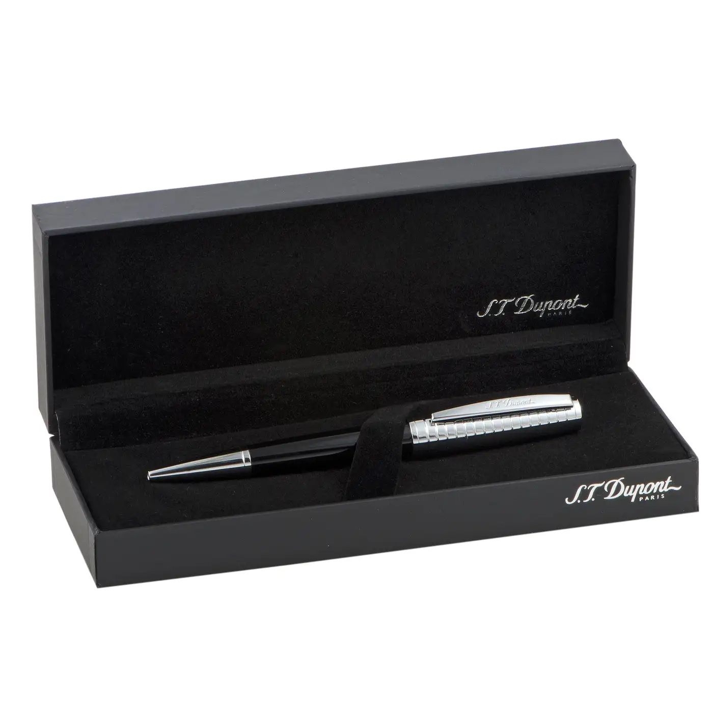 S.T. Dupont Saint Michel Ballpoint Pen in Black Lacquer 440140