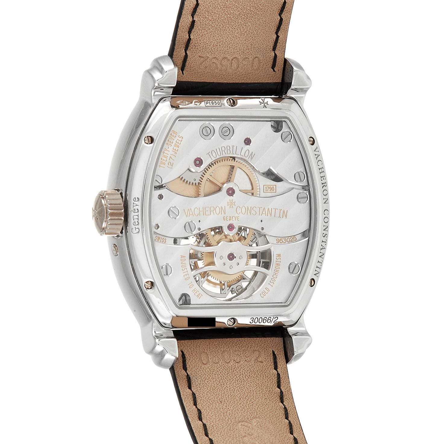 Vacheron Constantin Malte Tonneau Tourbillon Platinum Watch 30066/2