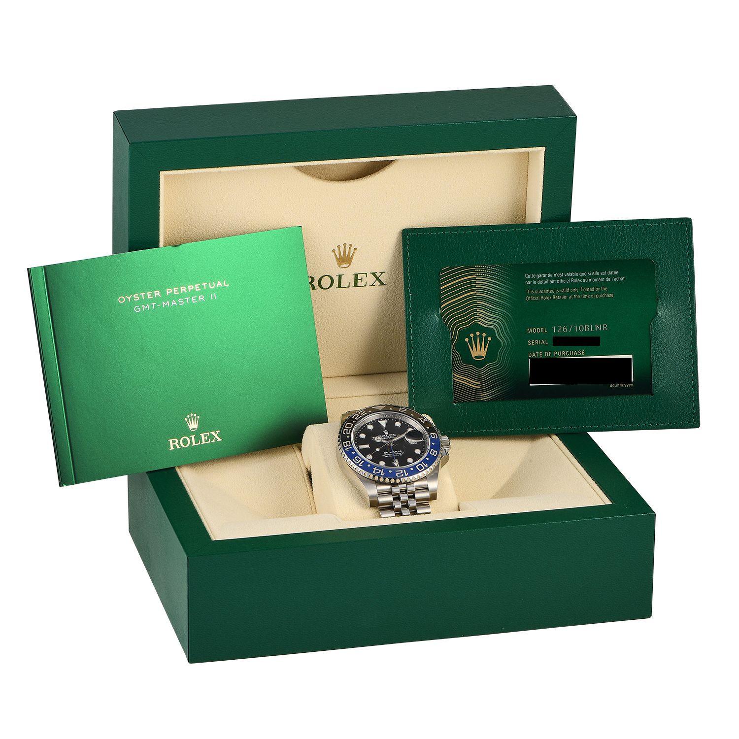 Rolex GMT-Master II Watch 126710BLNR