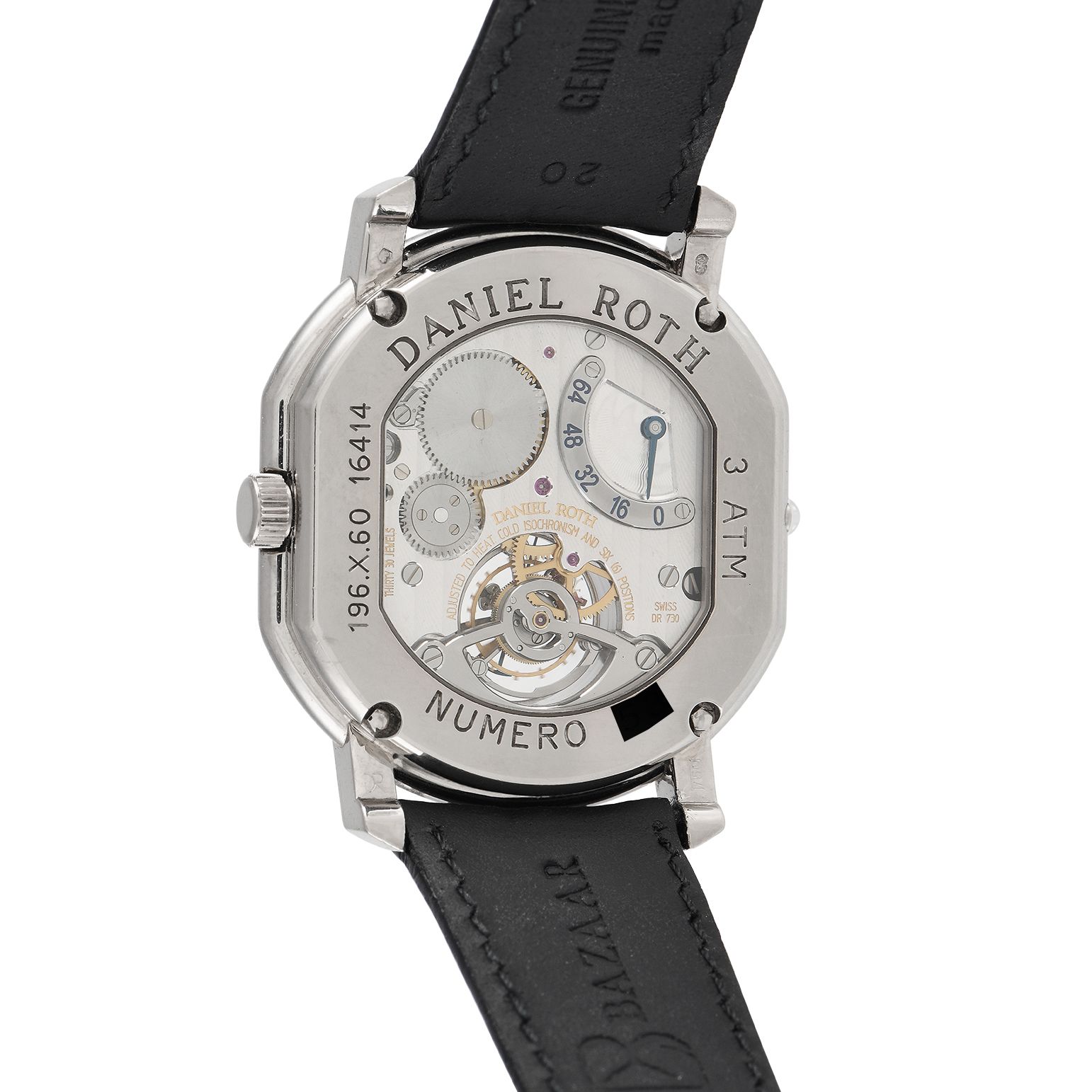 Daniel Roth Tourbillon Retrograde Date Watch 196.X.60