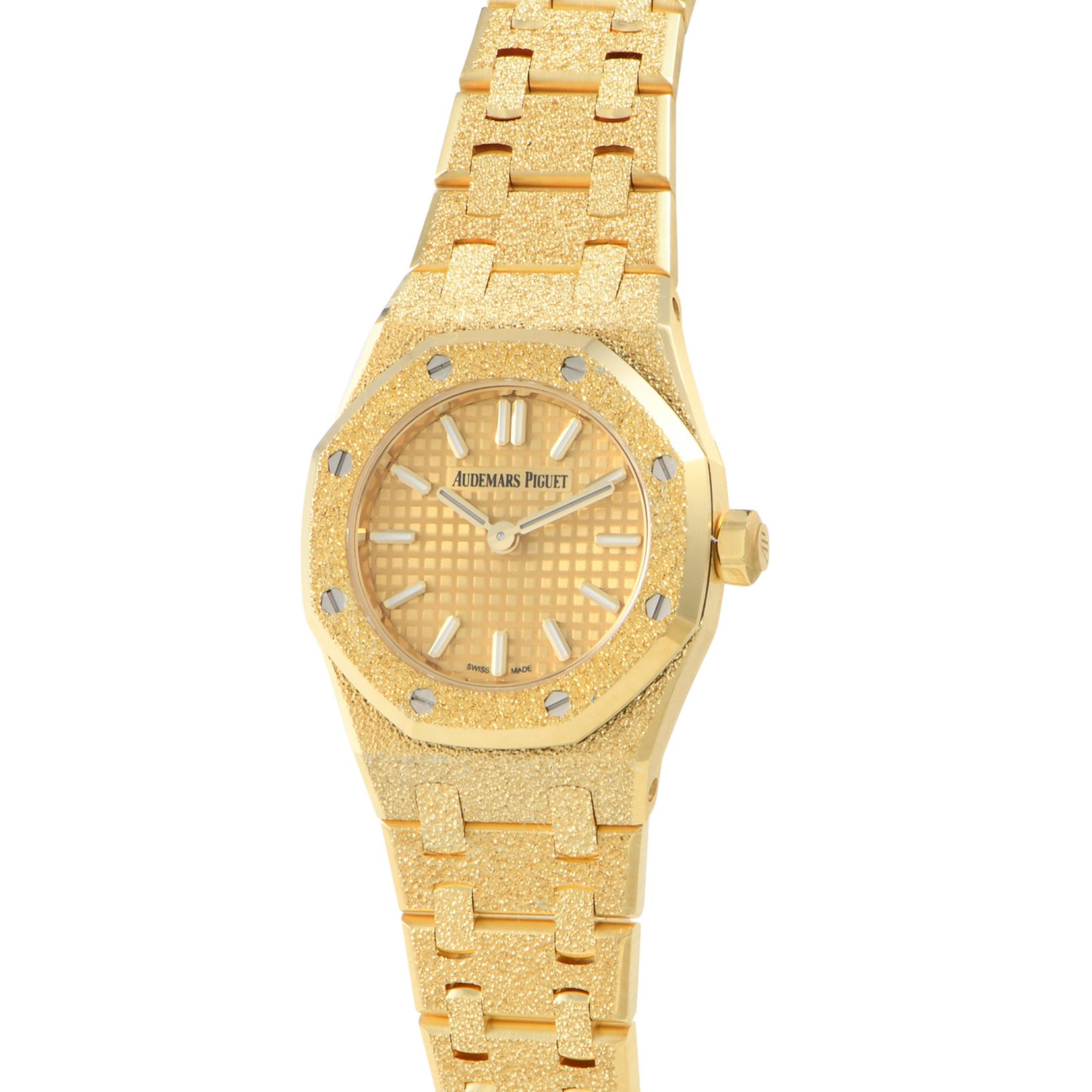 Audemars Piguet Royal Oak Mini Frosted Yellow Gold Watch 67630BA.GG.1312BA.01