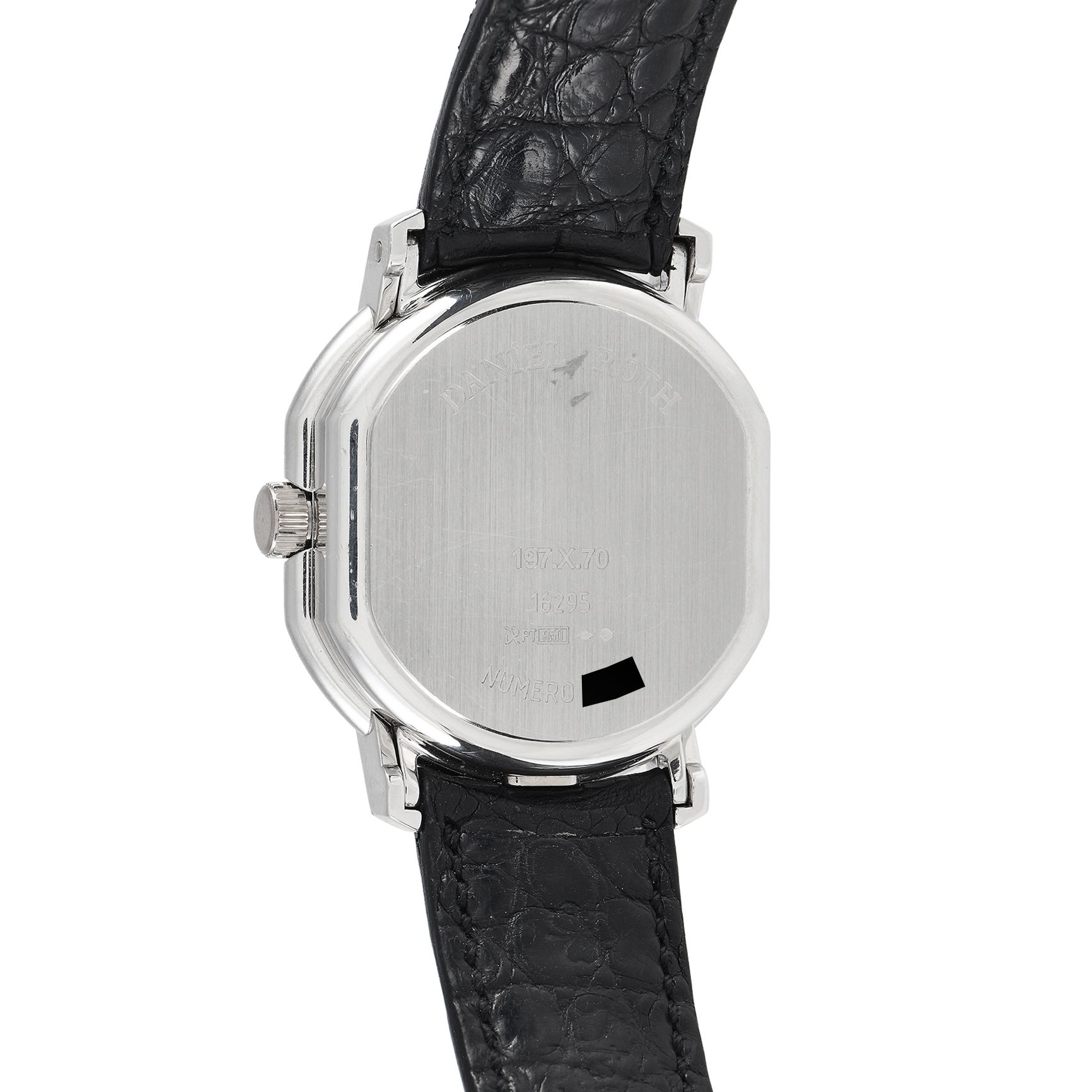 Daniel Roth Double Face Tourbillon XV Years Platinum Watch 197.X.70