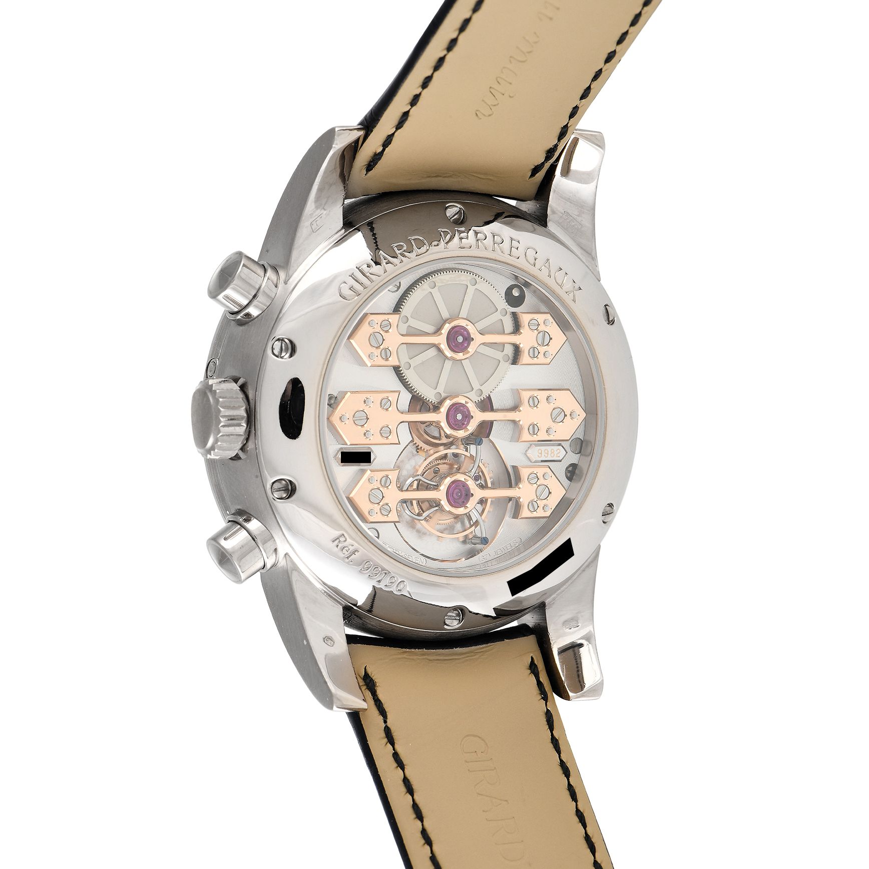 Girard Perregaux Enzo Ferrari Triple Bridge Tourbillon Watch 99190-53-611