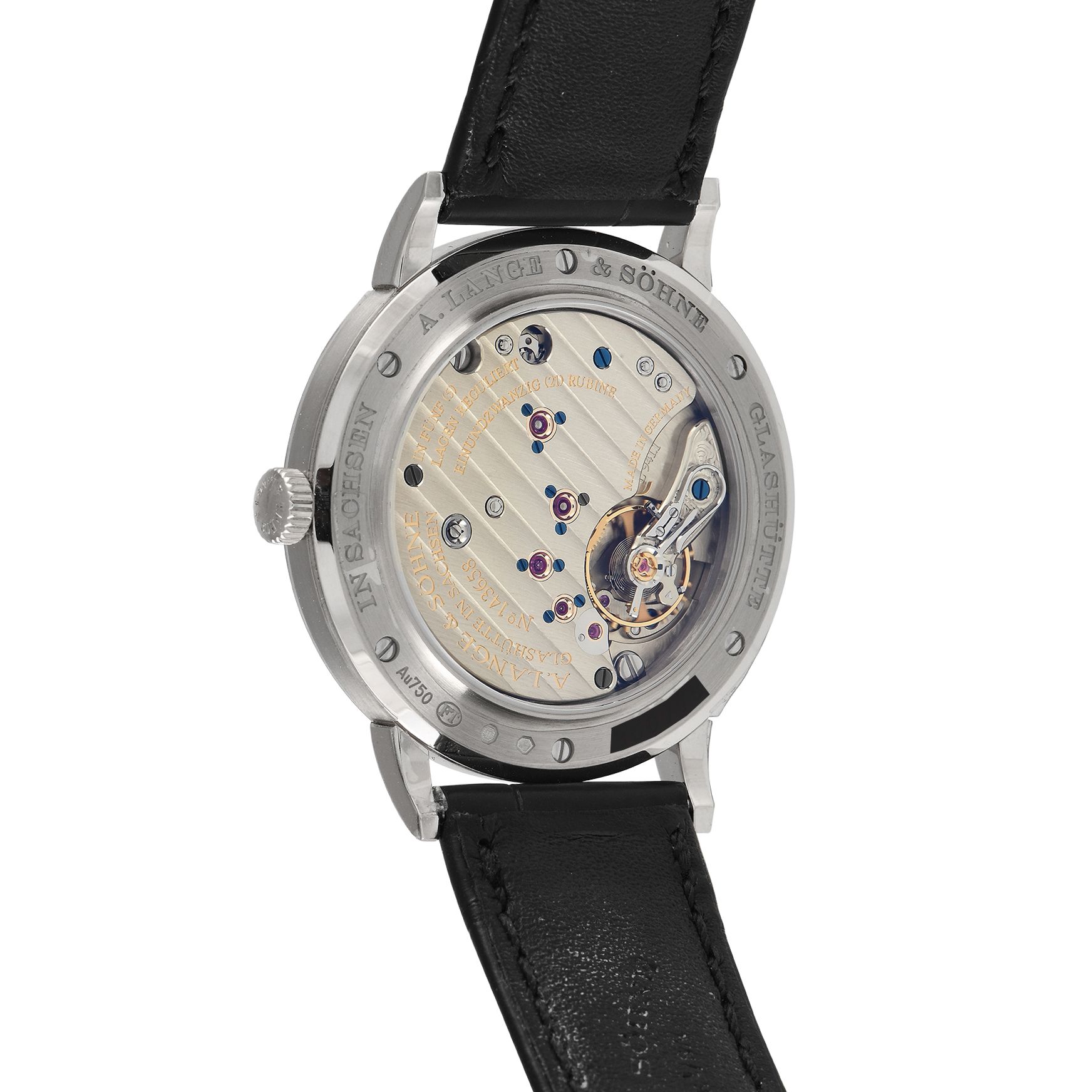 A. Lange & Sohne A. Lange & Sohne Saxonia White Gold Watch 219.026