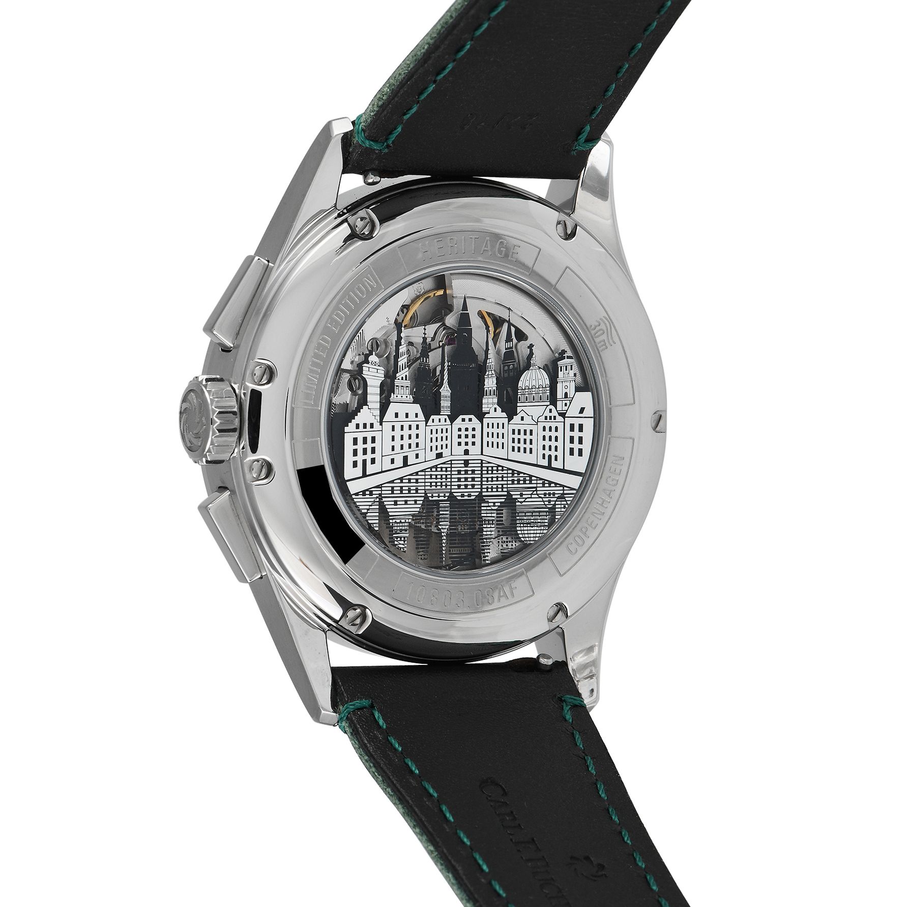 Bucherer Heritage BiCompax Annual Copenhagen Hometown Edition Watch 00.10803.08.92.72