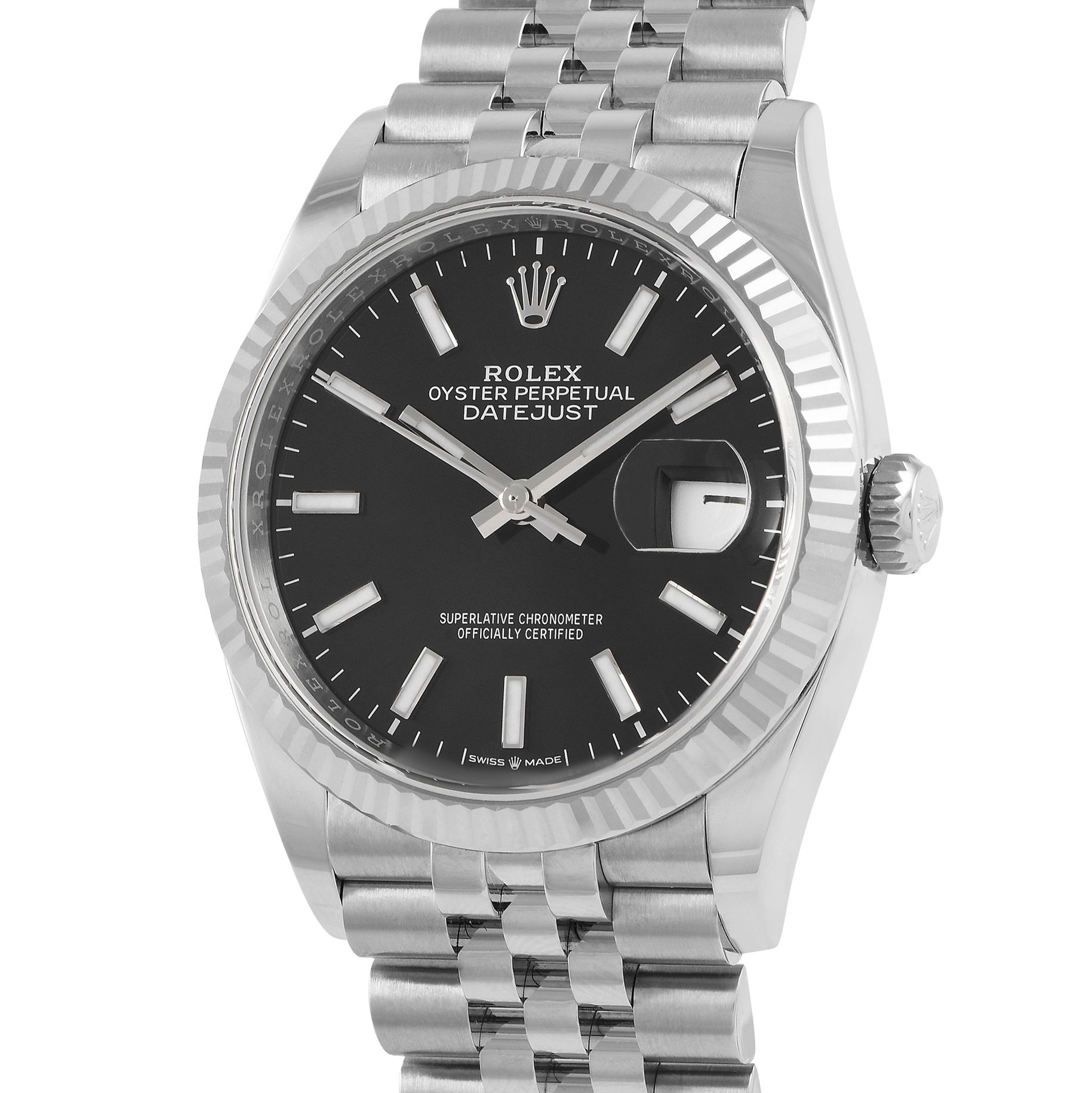 Rolex Datejust 36 Black Dial Watch 126234