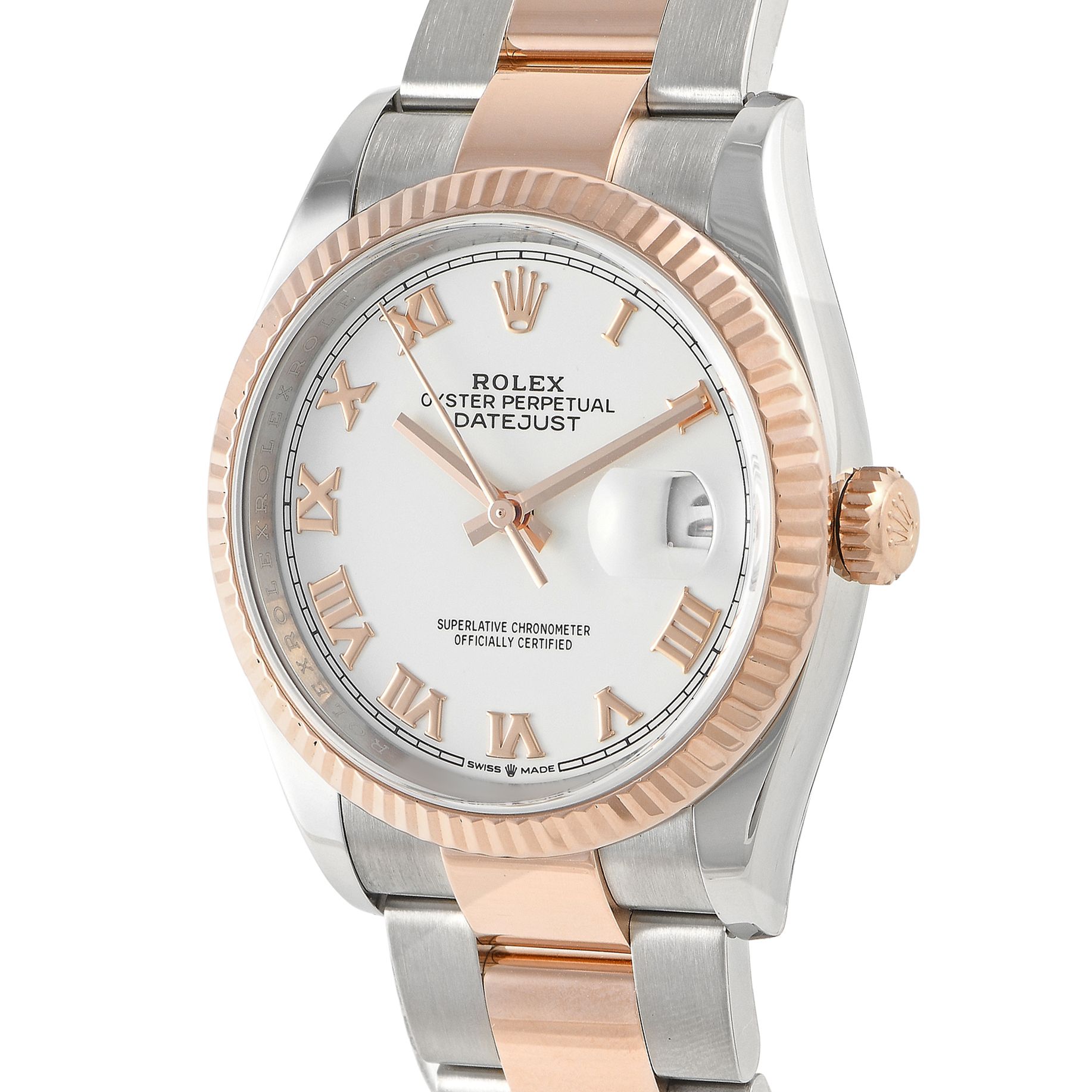 Rolex Datejust 36 White Dial Watch 126231