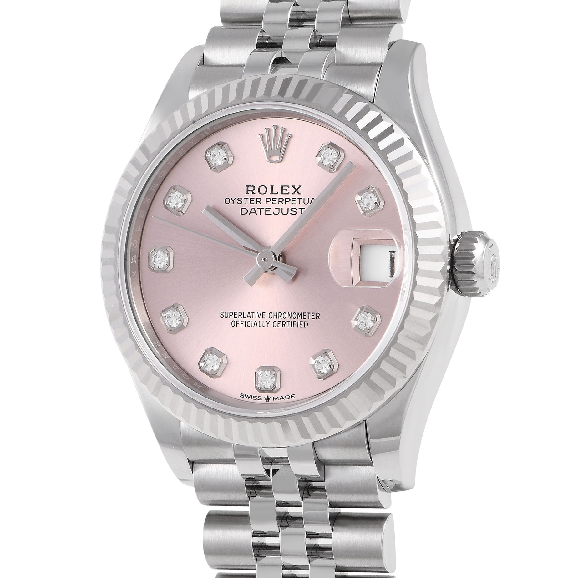 Rolex Lady Datejust Pink Diamond Dial Watch 278274