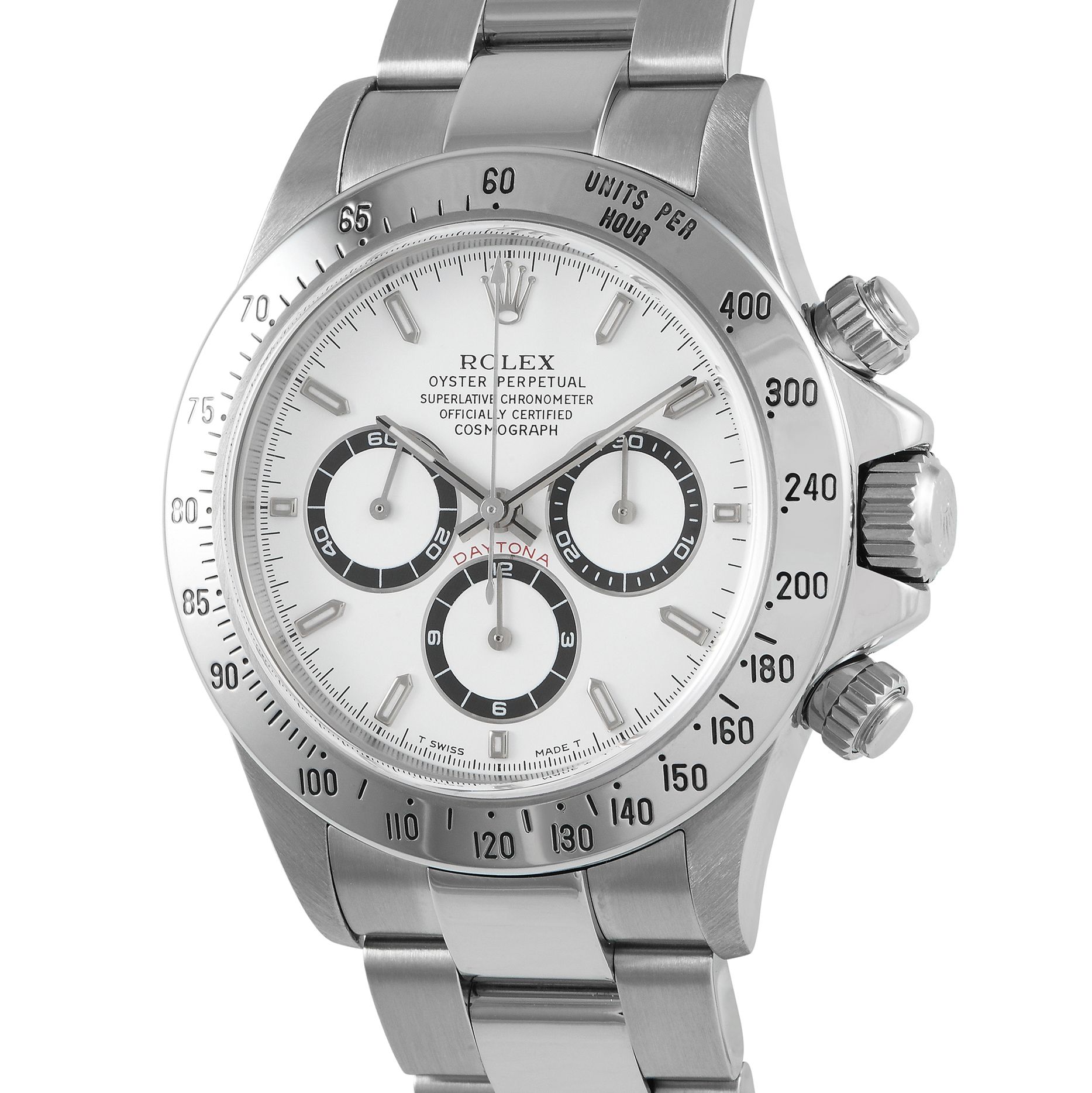 Rolex Daytona Zenith Chronograph 40mm Watch 16520