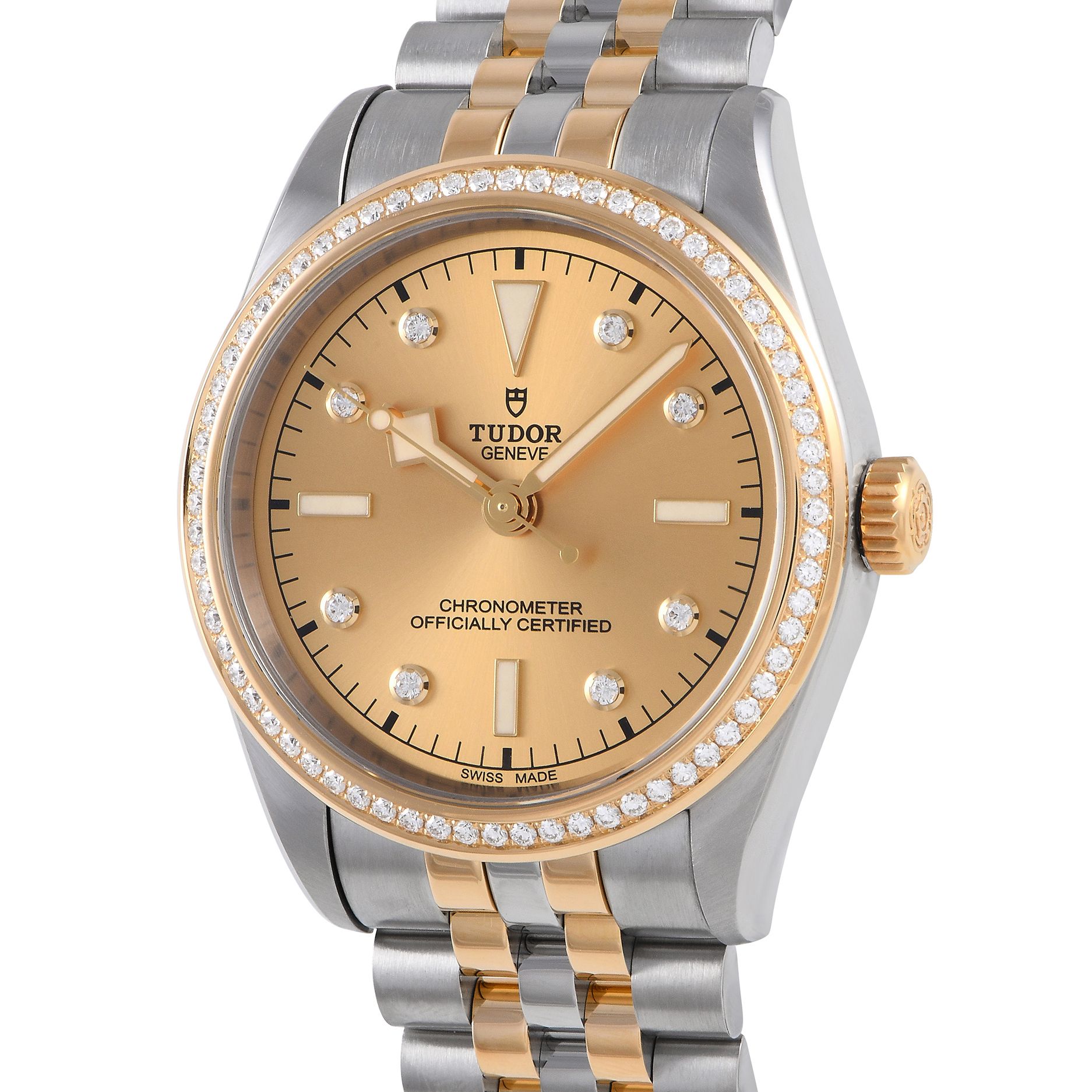 Tudor Black Bay 39 Diamond Champagne Watch M79673-0007