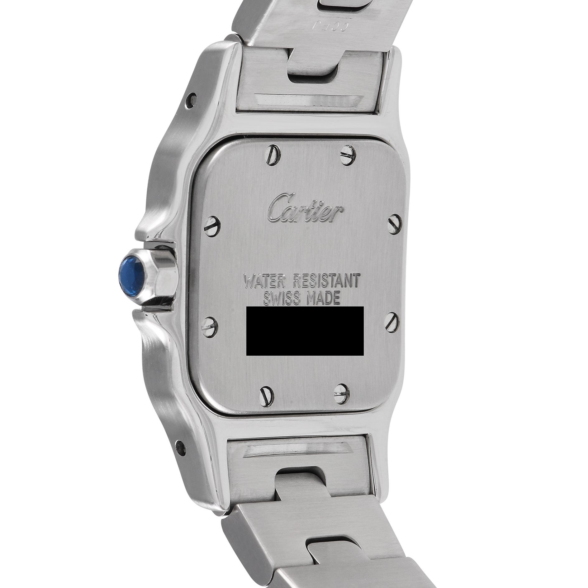 Cartier Santos Galbee Two-Tone Ladies Watch W20012C4