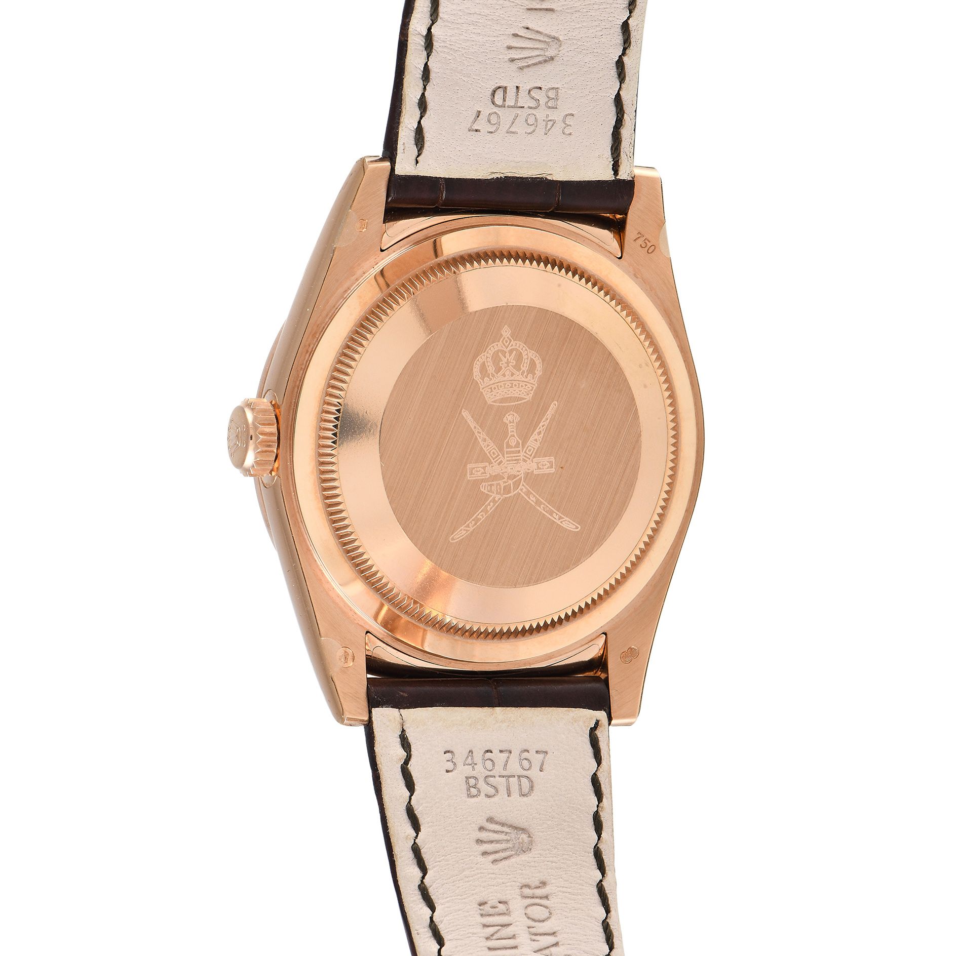 Rolex Day-Date 36 Everose Gold Khanjar Watch 118135