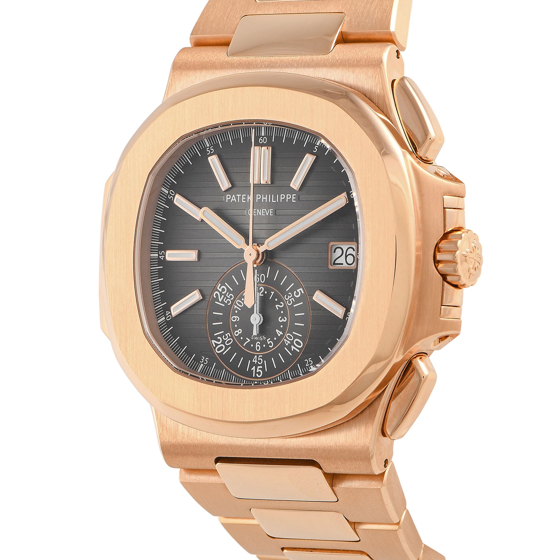 Patek Philippe Nautilus Chronograph Rose Gold Watch 5980/1R-001