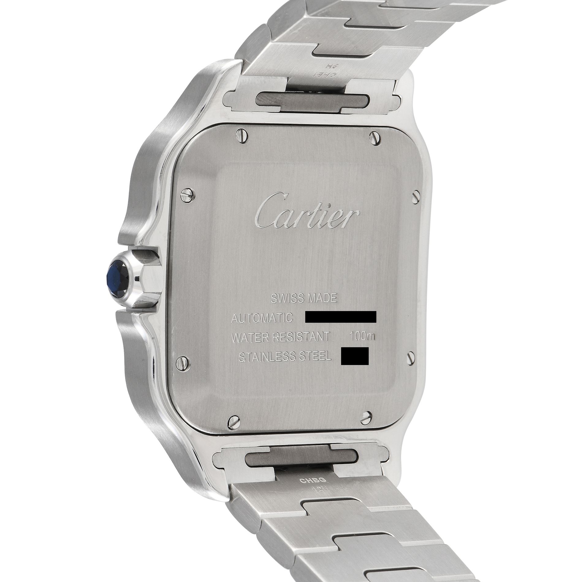 Cartier Santos Large Model Two-Tone Watch W2SA0006