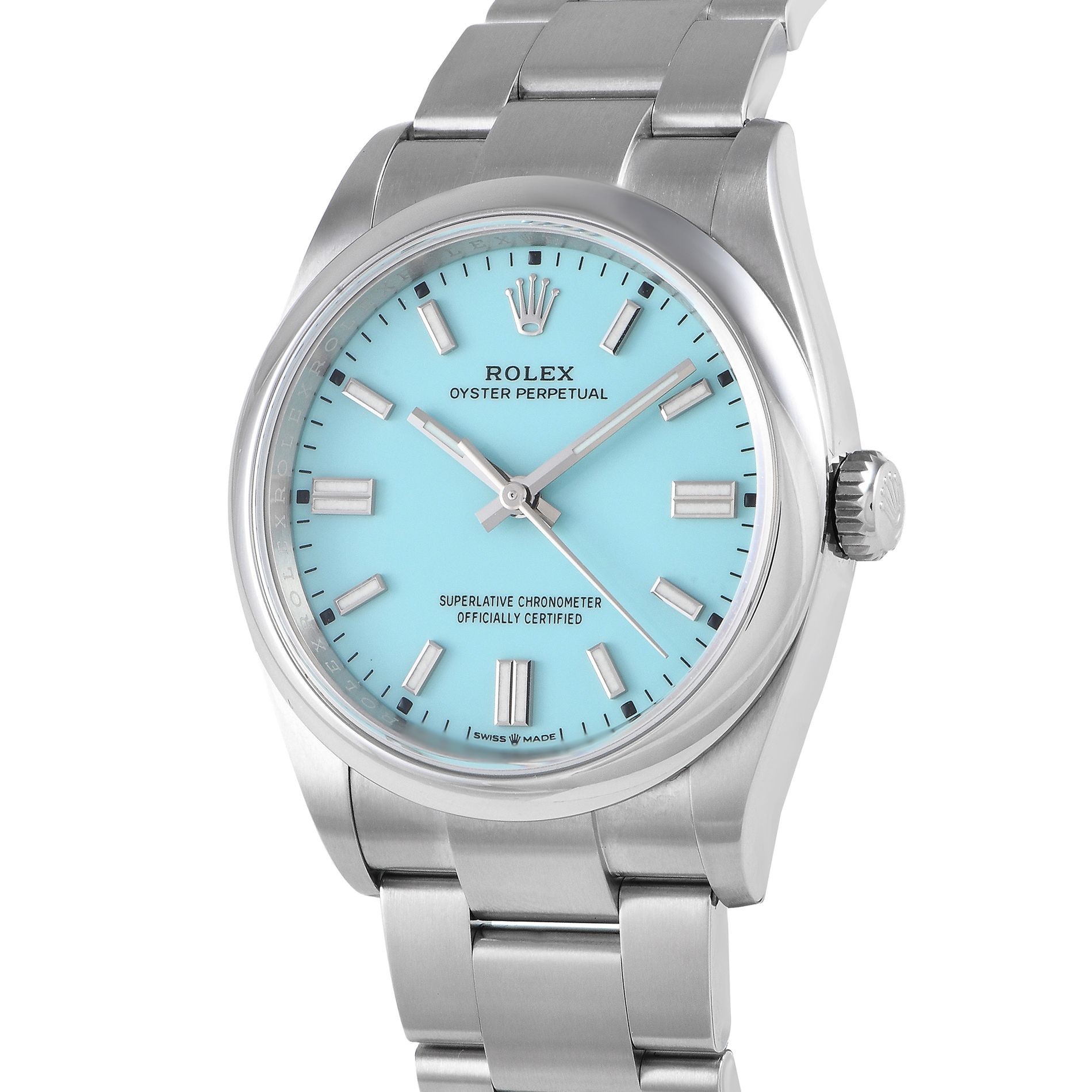 Rolex Oyster Perpetual 36 Turquoise Dial Watch 126000