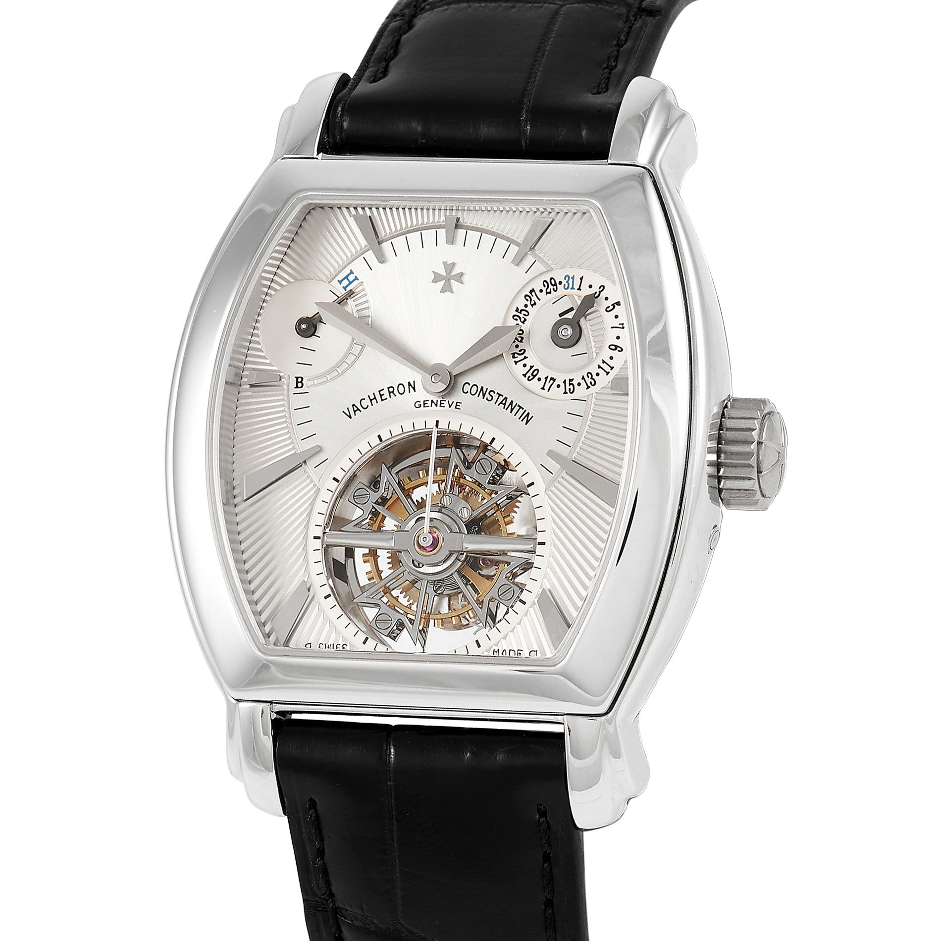Vacheron Constantin Malte Tonneau Tourbillon Platinum Watch 30066/2
