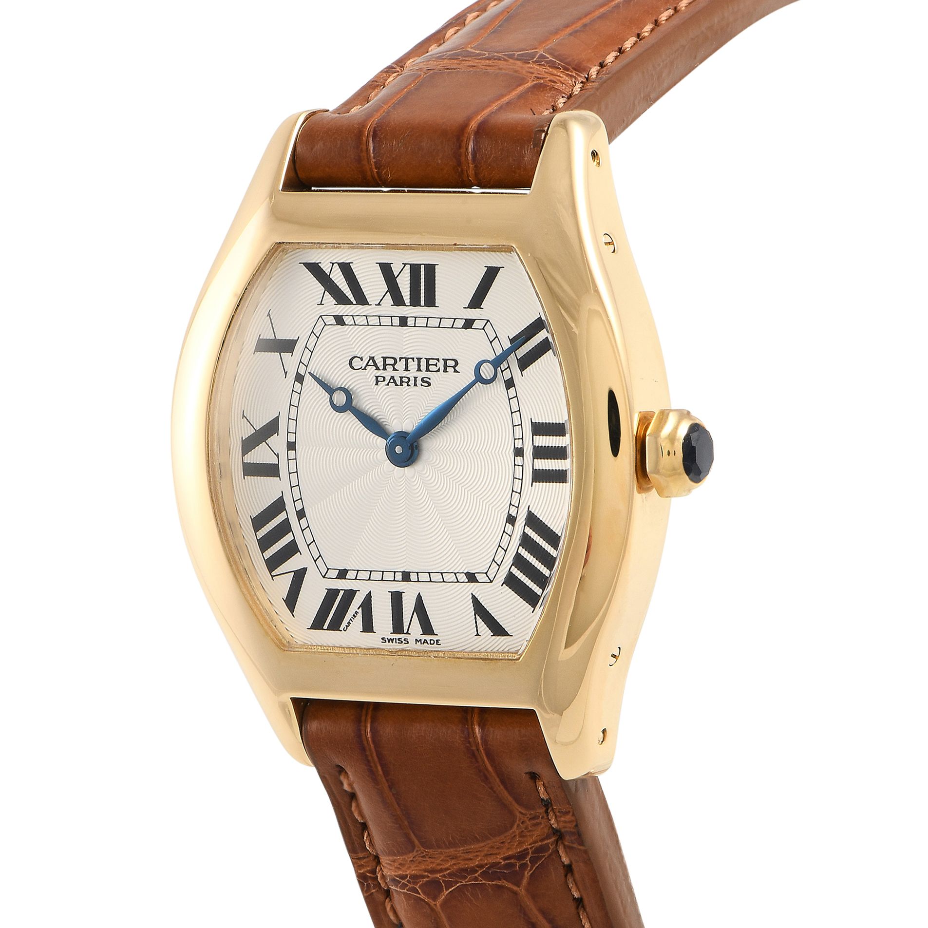 Cartier Tortue ‘Collection Priveé’ 18K Yellow Gold Watch 2496C