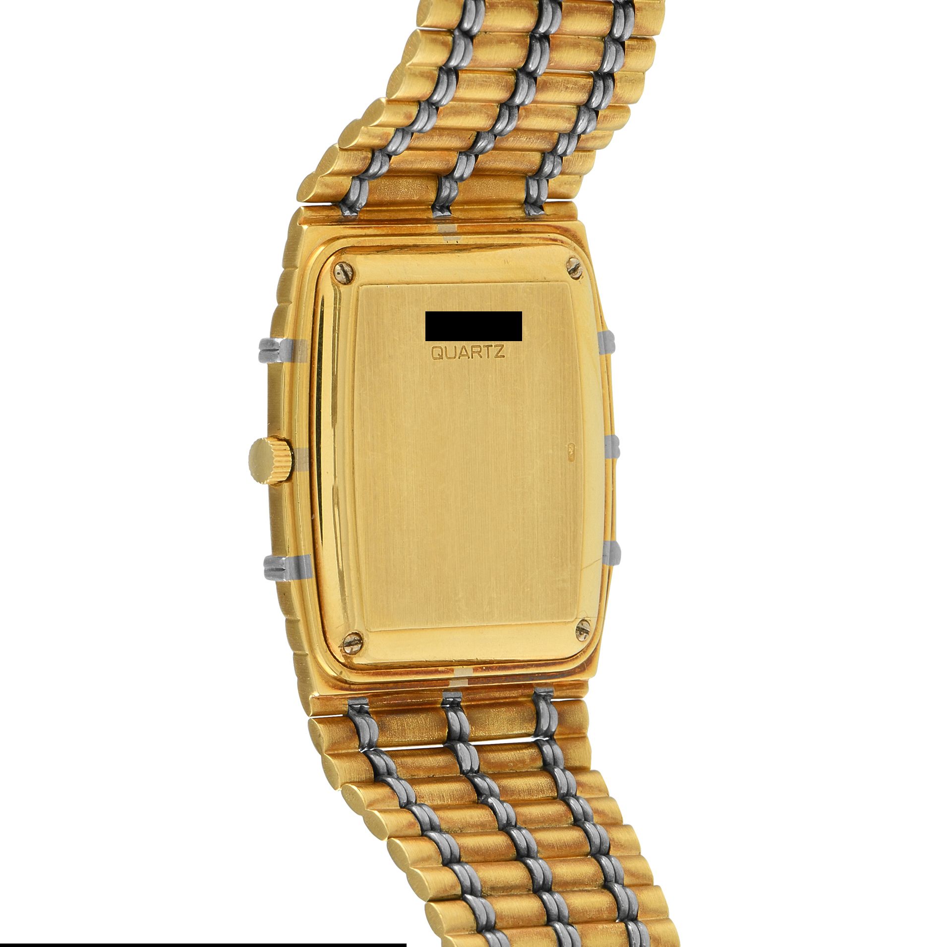 Audemars Piguet Bamboo 18K Yellow Gold Quartz Watch Gold Bamboo