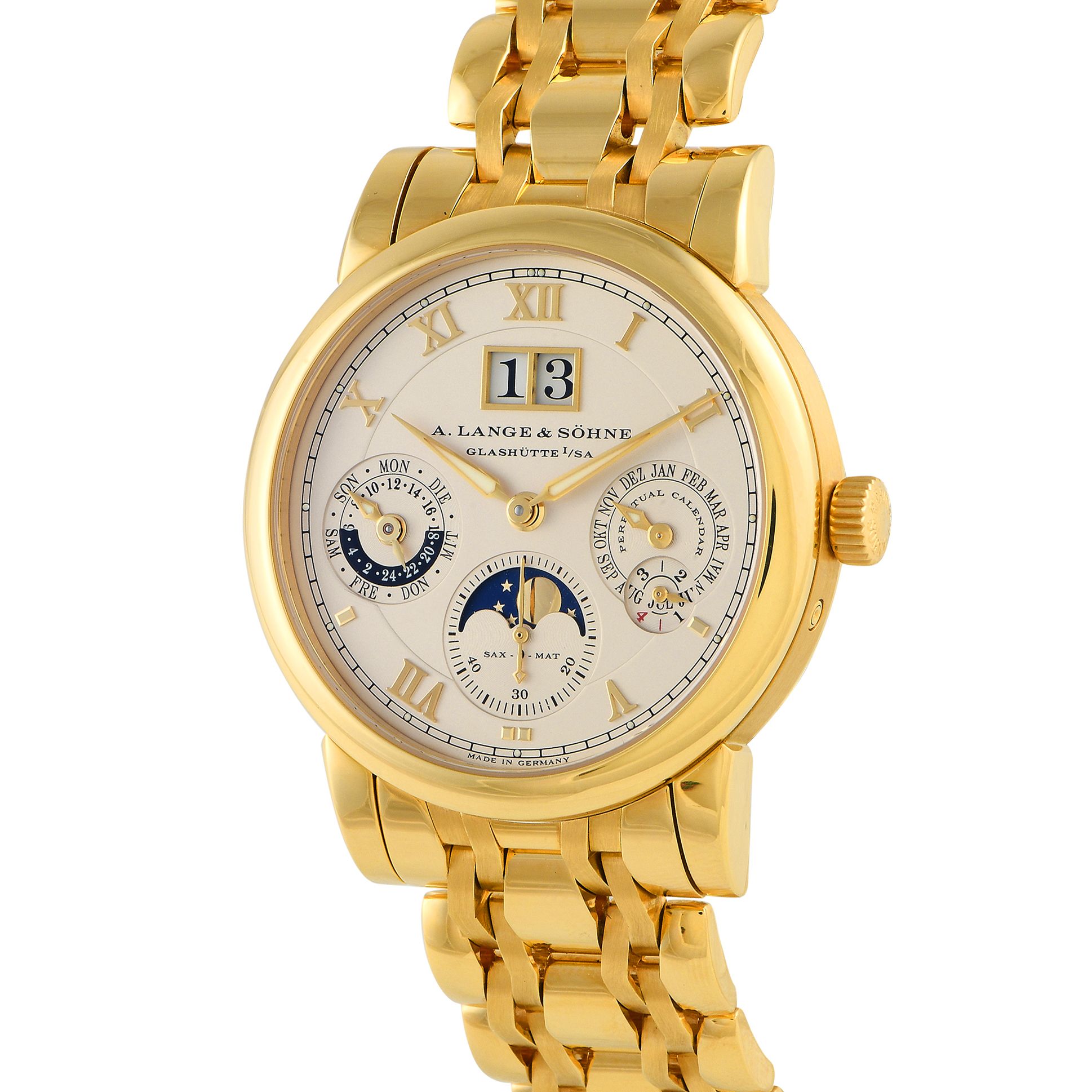 A. Lange & Sohne Langematik Perpetual Calendar Watch 310.221E