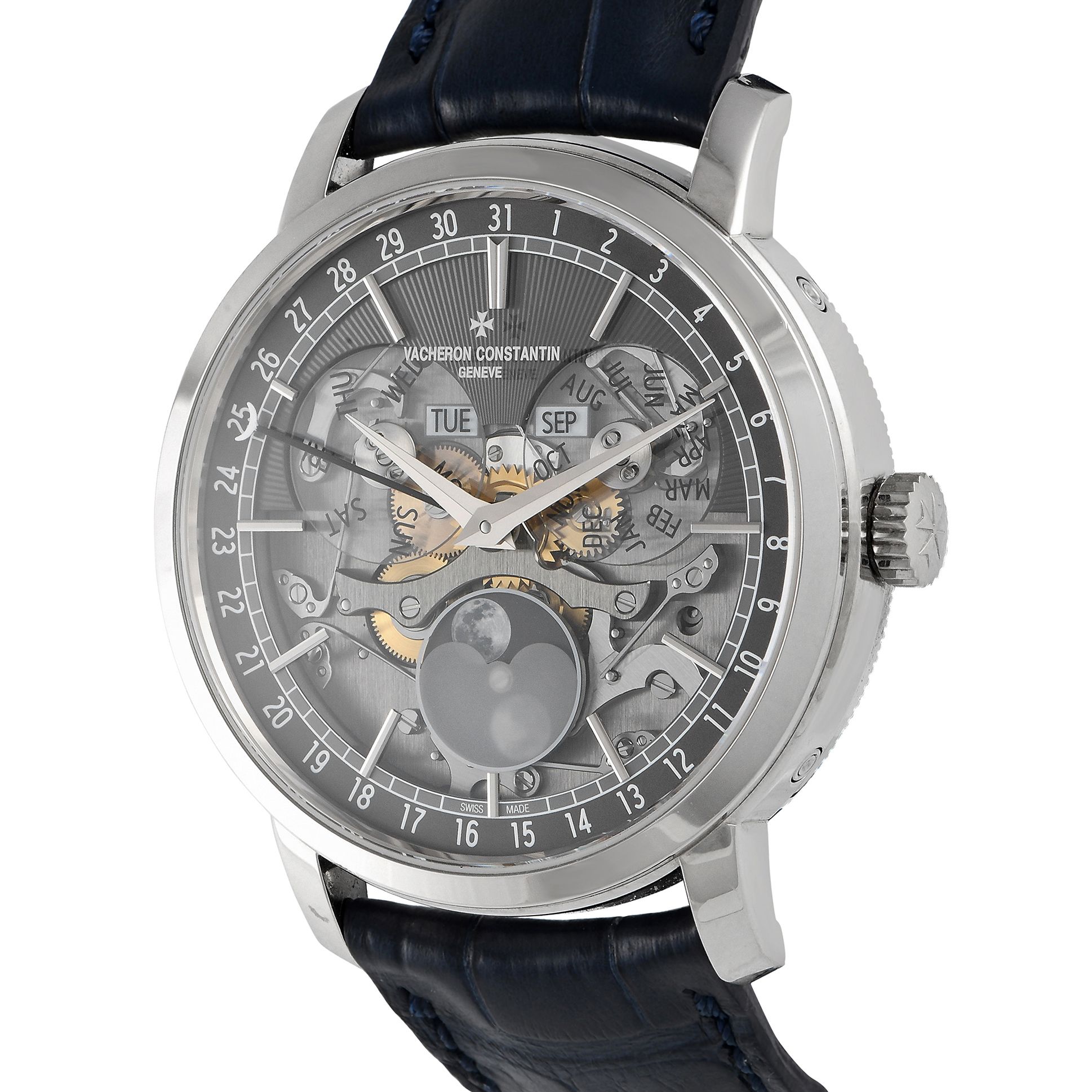 Vacheron Constantin Traditionnelle Complete Calendar Openface Watch 4020T/000G-B655