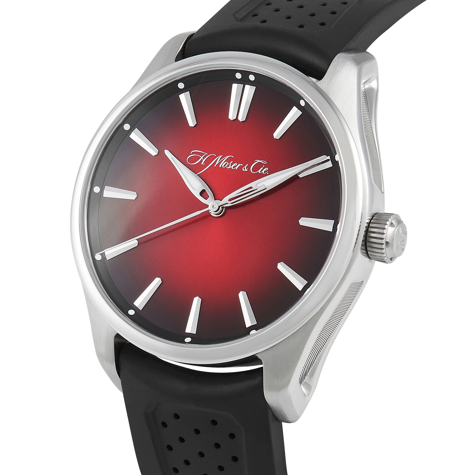 H. Moser Pioneer Centre Seconds Swiss Mad Red Watch 3200-1207