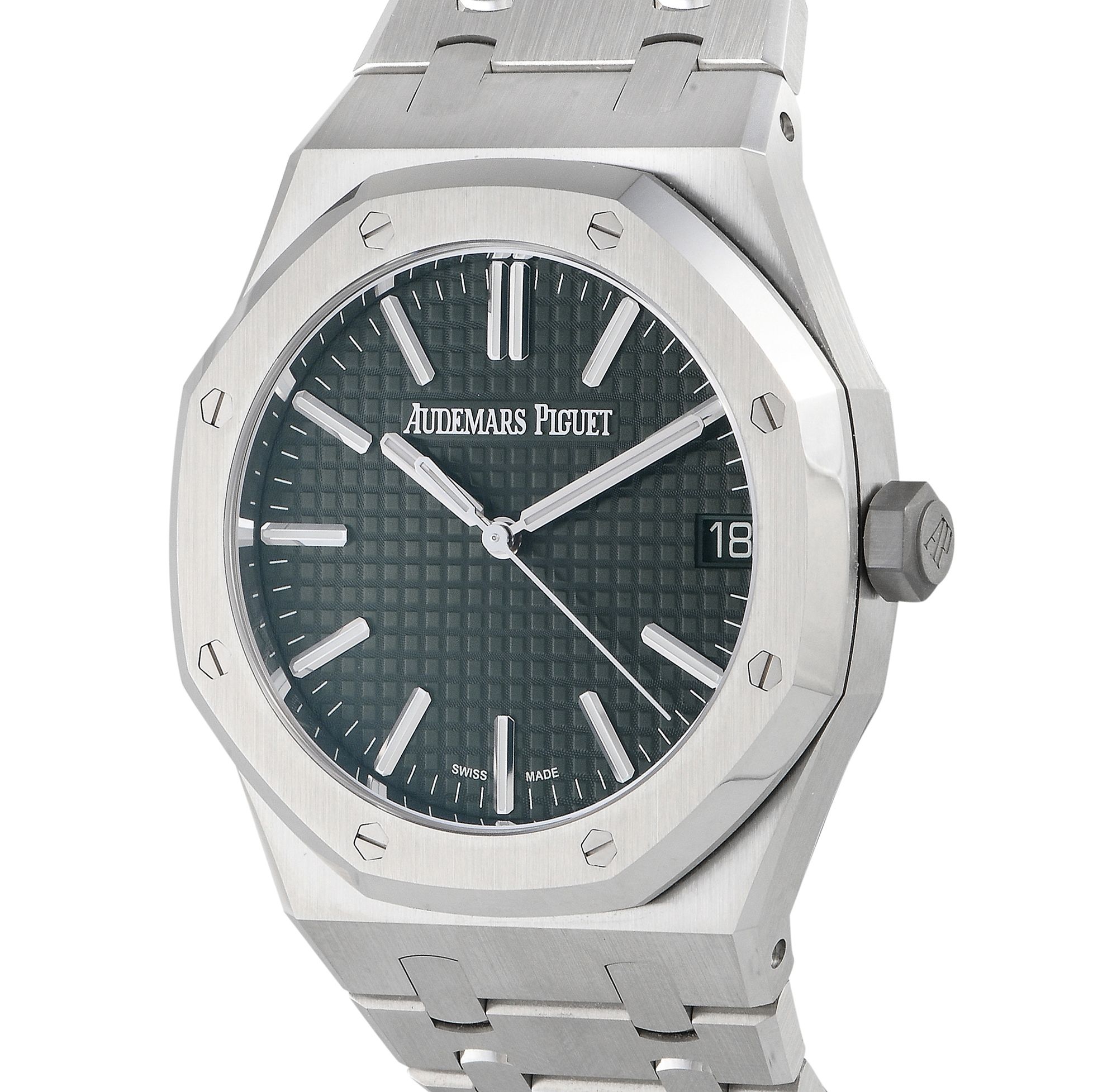 Audemars Piguet Royal Oak 50th Anniversary Green Dial Watch 15510ST.OO.1320ST.04