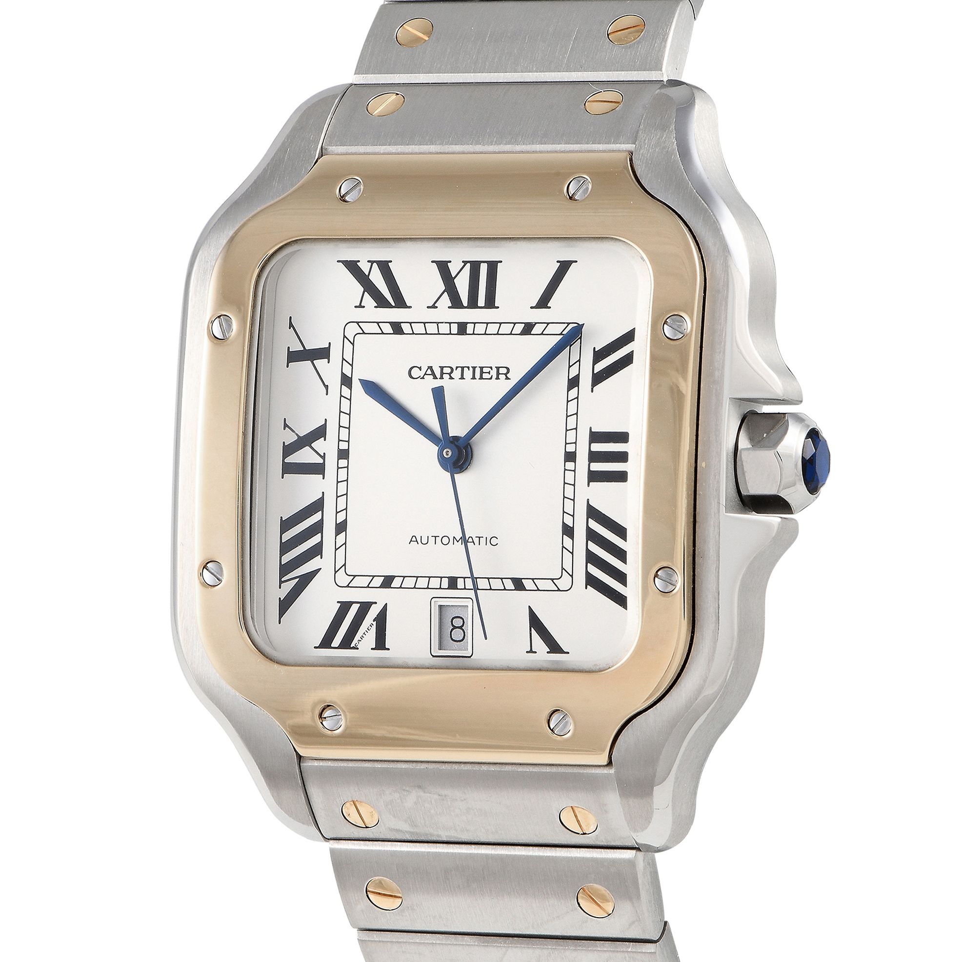 Cartier Santos Large Model Two-Tone Watch W2SA0006