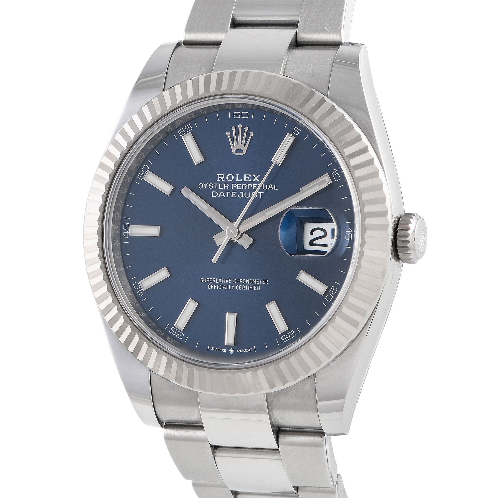 Rolex Datejust Blue Dial Watch 126334