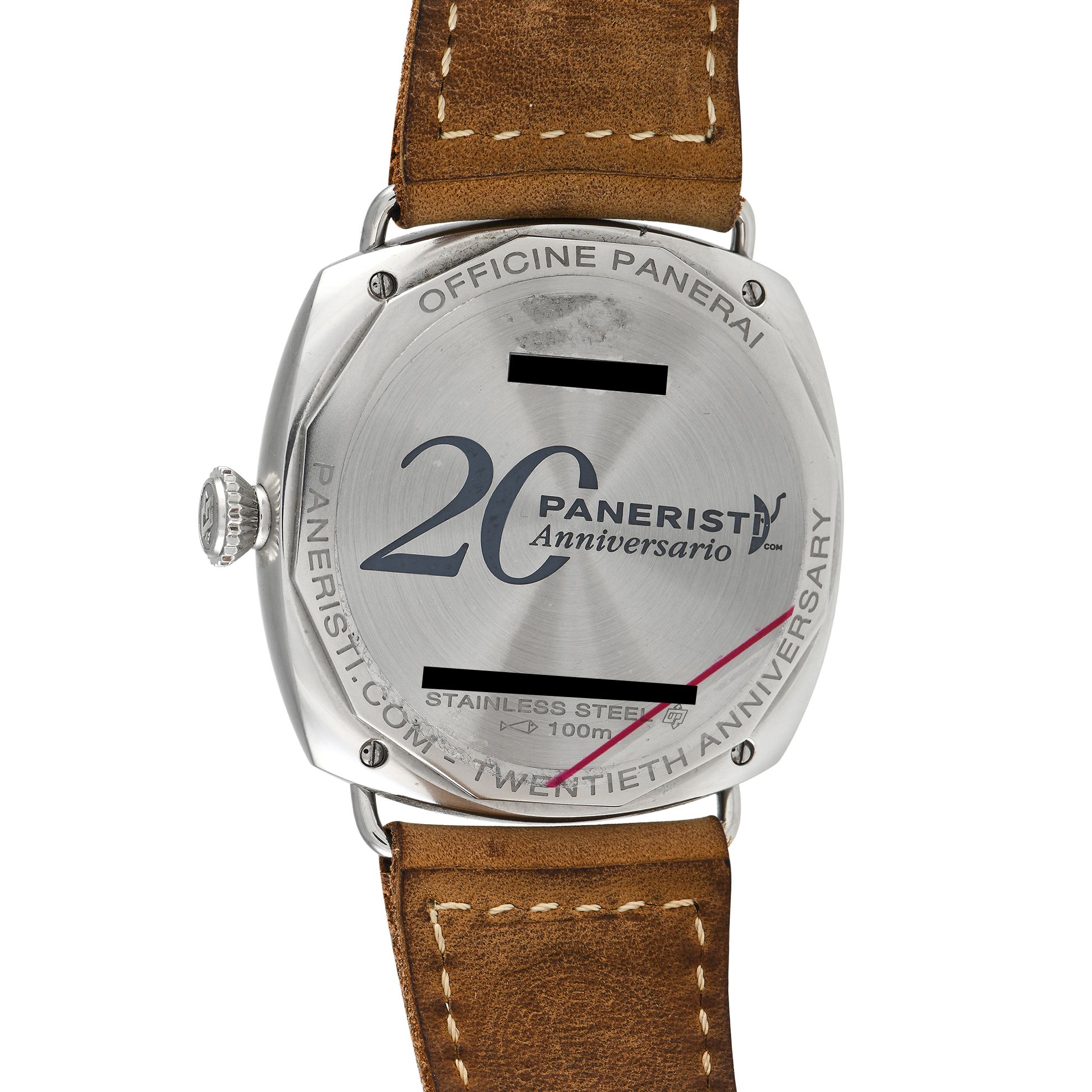 Officine Panerai Radiomir Venti Paneristi 20th Anniversary Watch PAM02020
