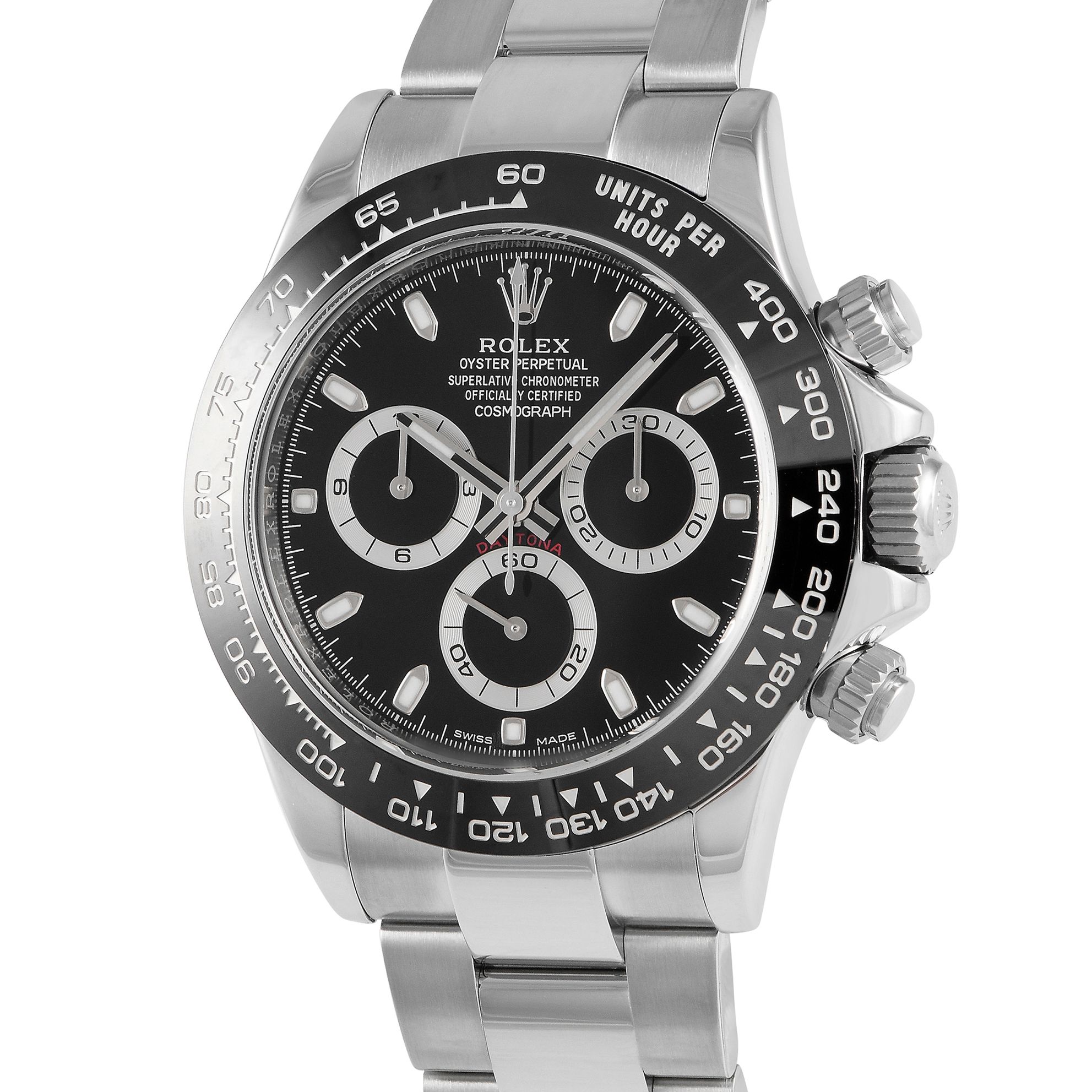Rolex Daytona Black Dial Watch 116500LN