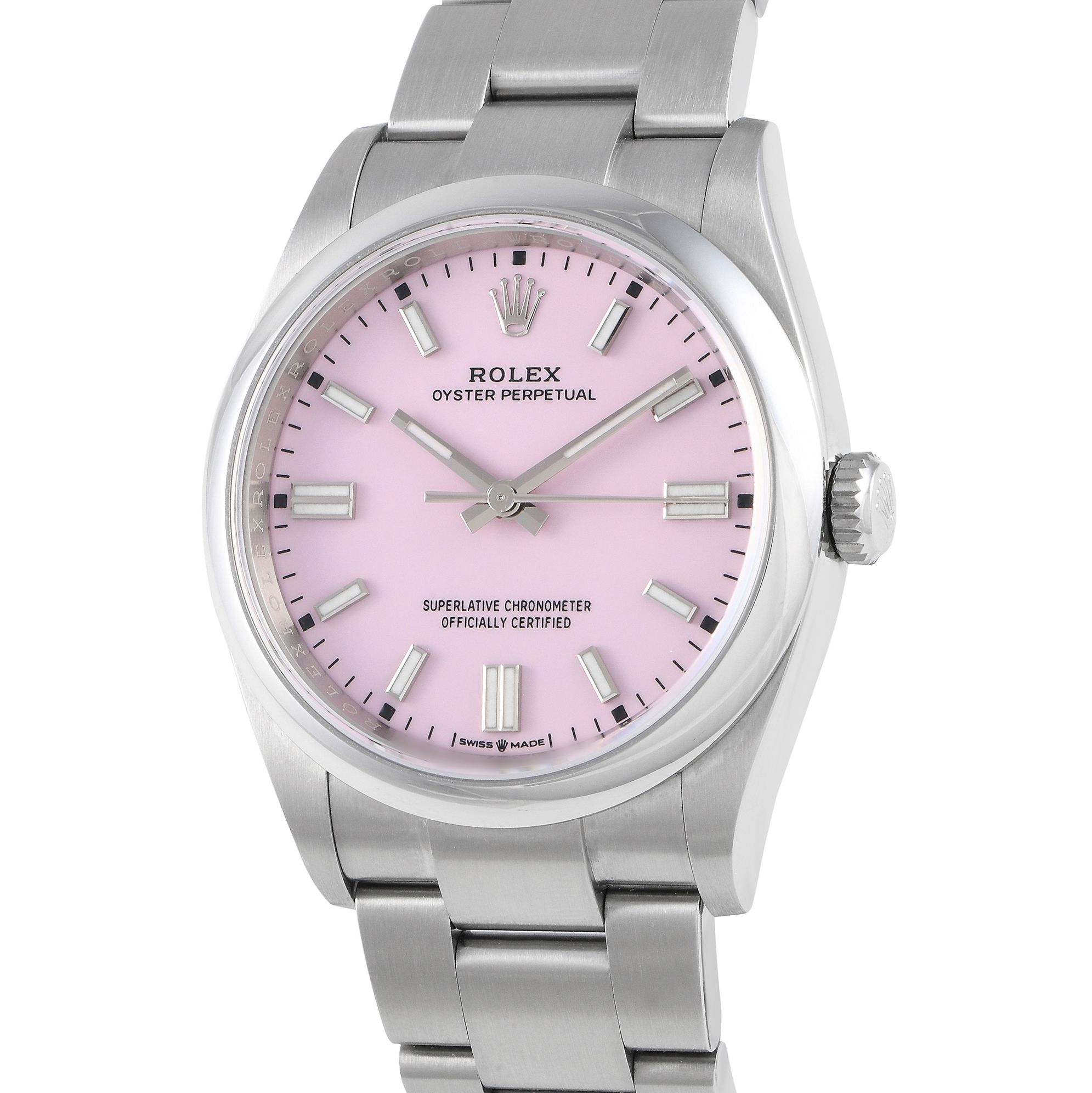 Rolex Oyster Perpetual 36 Candy Pink Dial Watch 126000