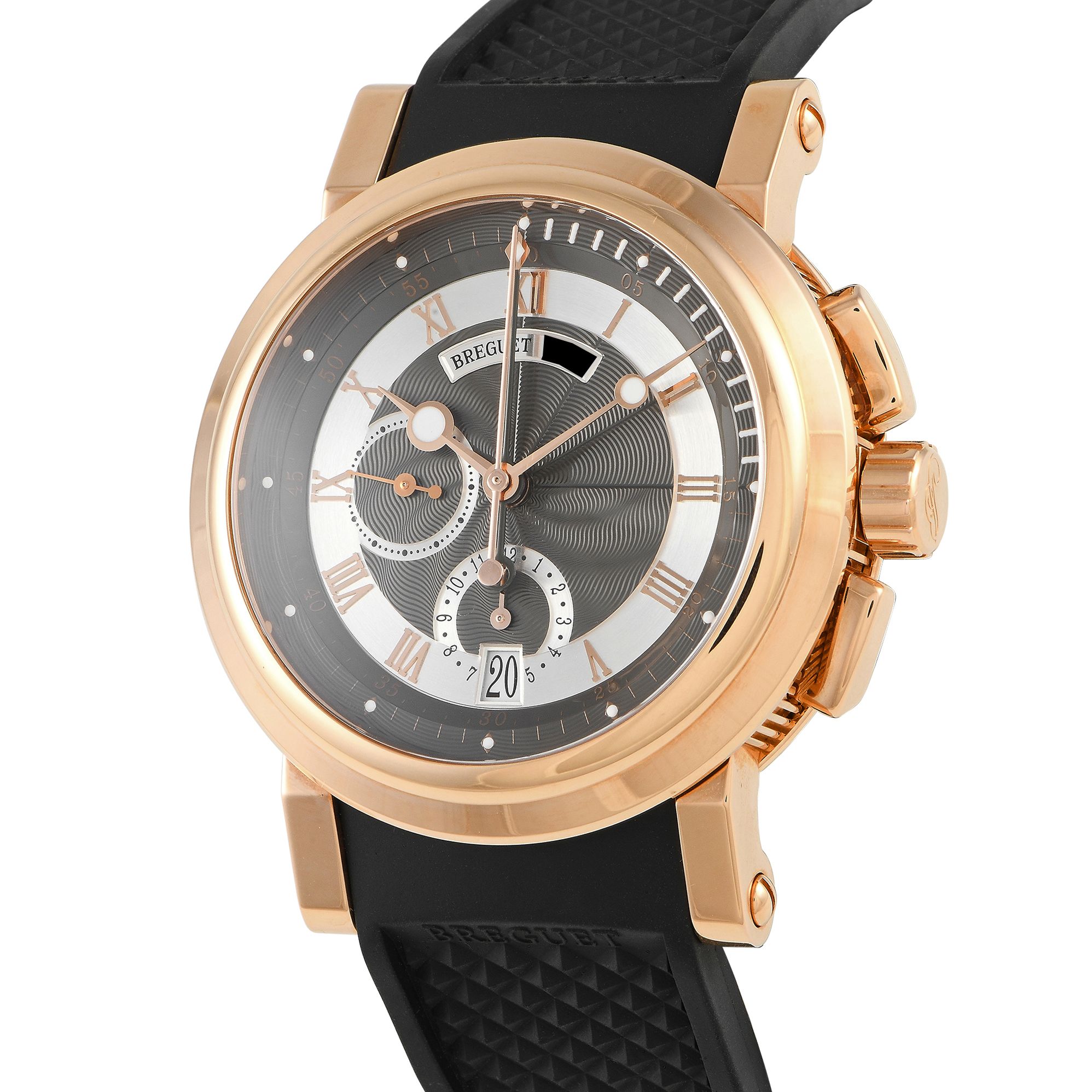 Breguet Marine Chronograph Rose Gold Watch 5827BR