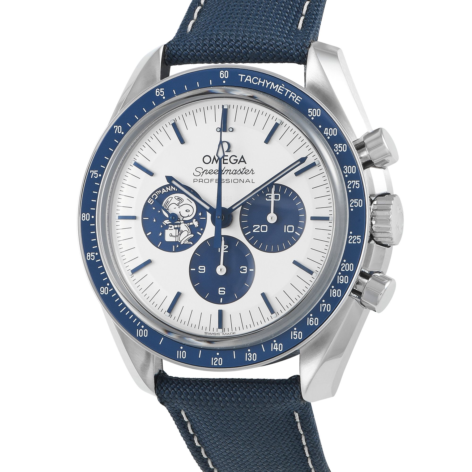 Omega Speedmaster Anniversary Silver Snoopy Award Watch 310.32.42.50.02.001