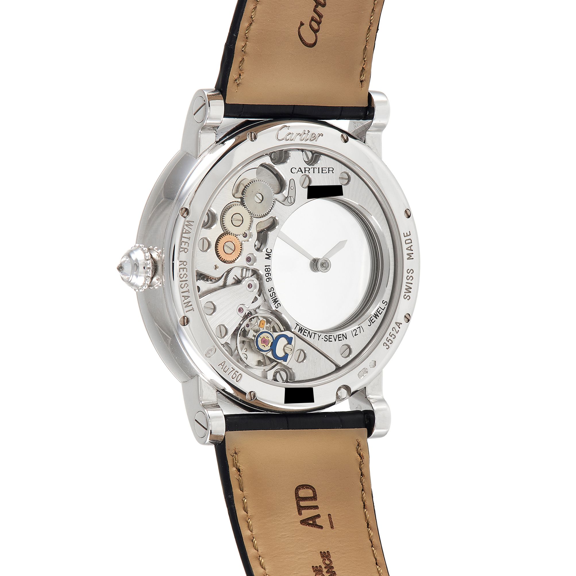 Cartier Rotonde De  Mysterious Hour Ladies Diamond Watch HPI00636