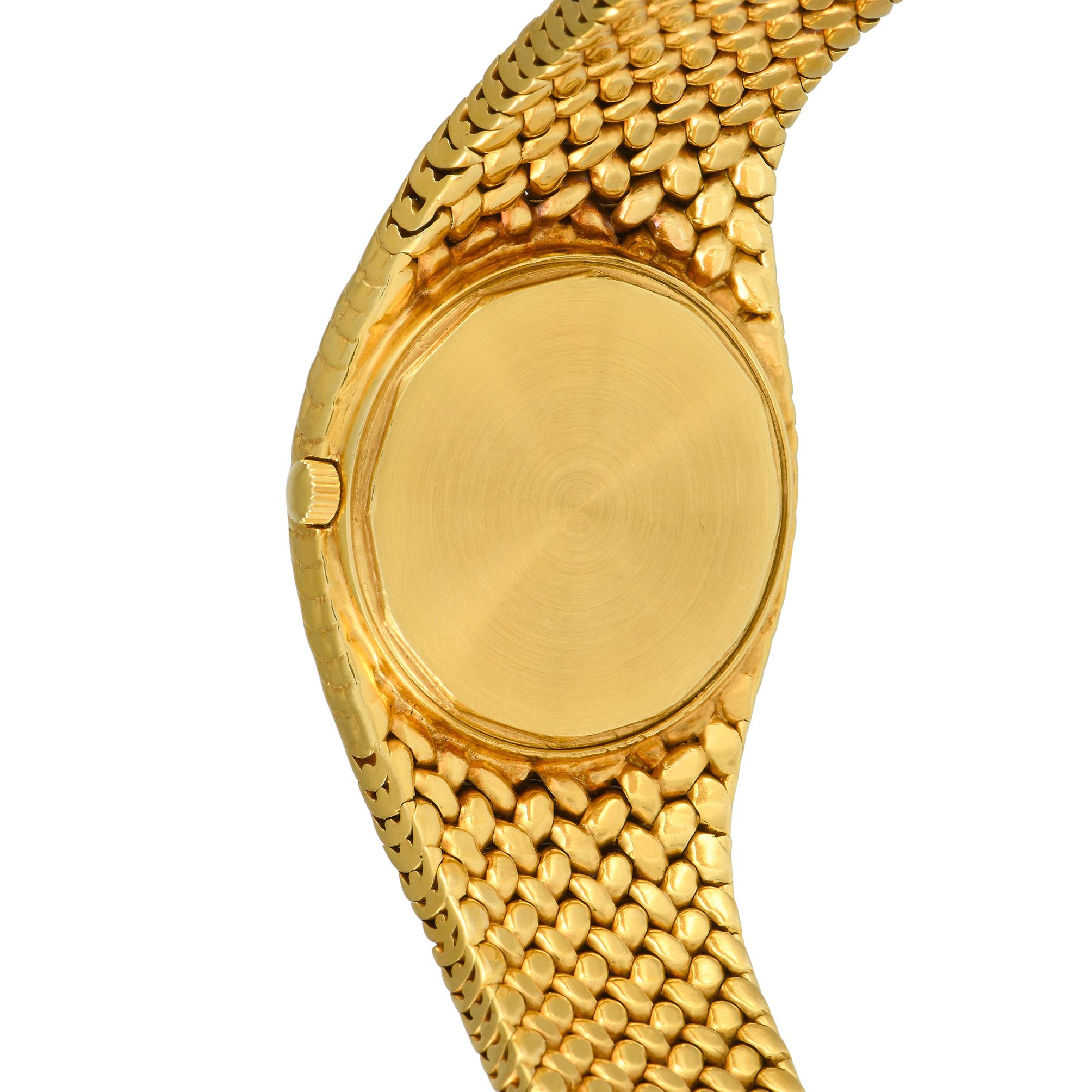 Audemars Piguet Cobra Lapis Diamond Dial 18K Yellow Gold Watch 5403