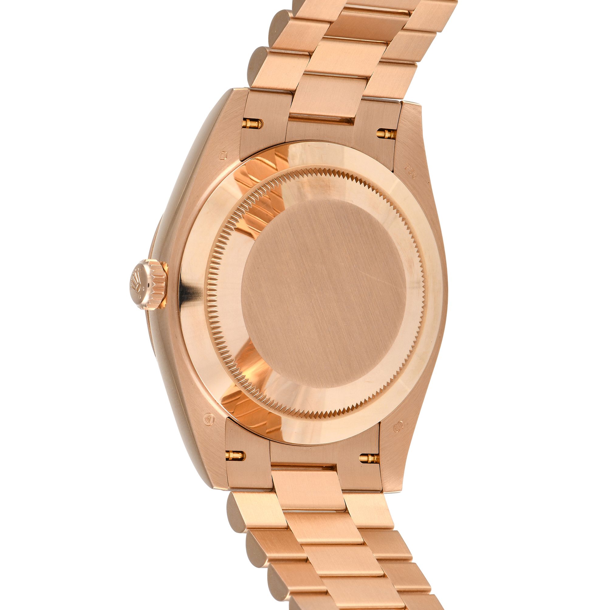 Rolex Day-Date 40 Chocolate Diamond Dial Watch 228235