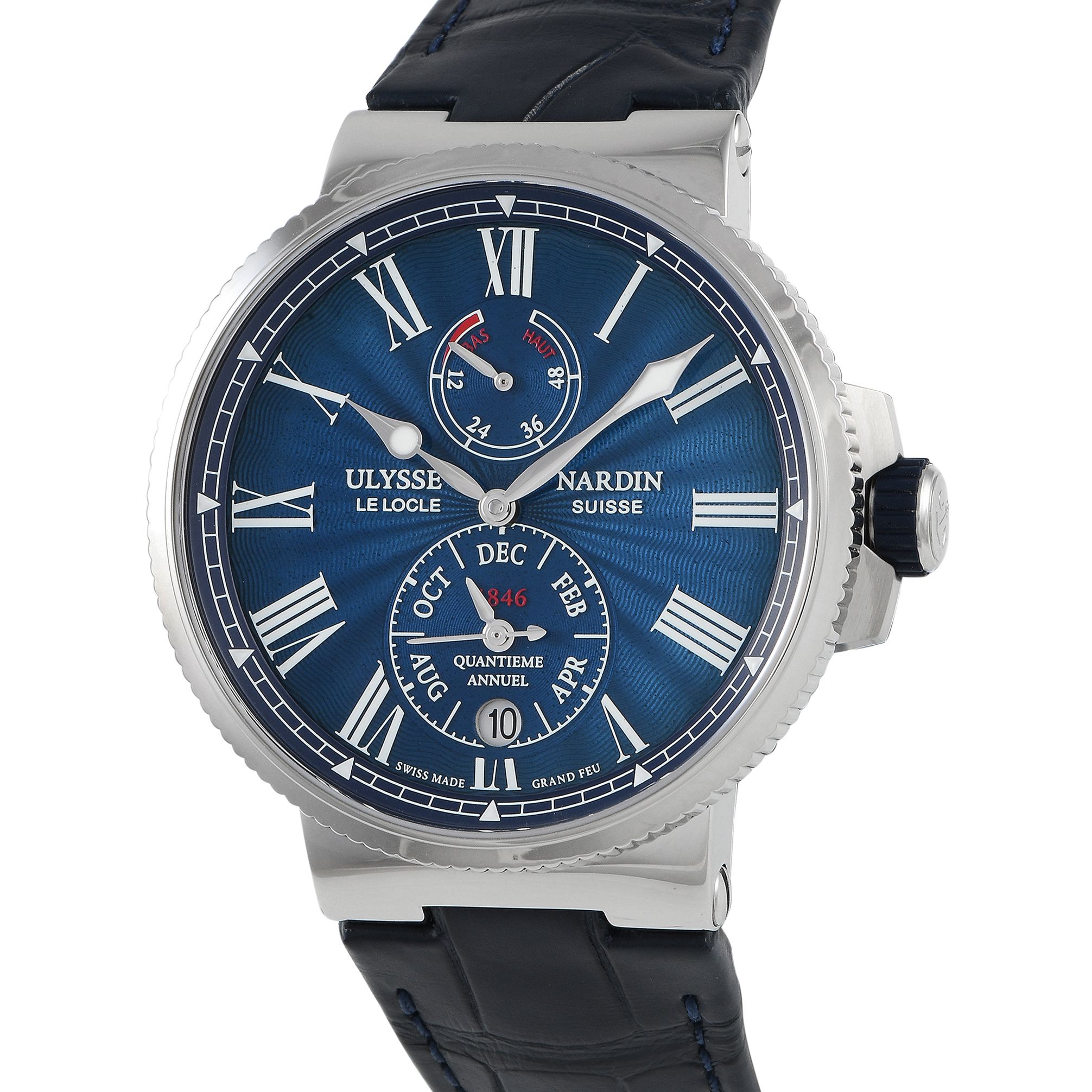 Ulysse Nardin Marine Chronometer Annual Calendar Watch 1133-210/E3