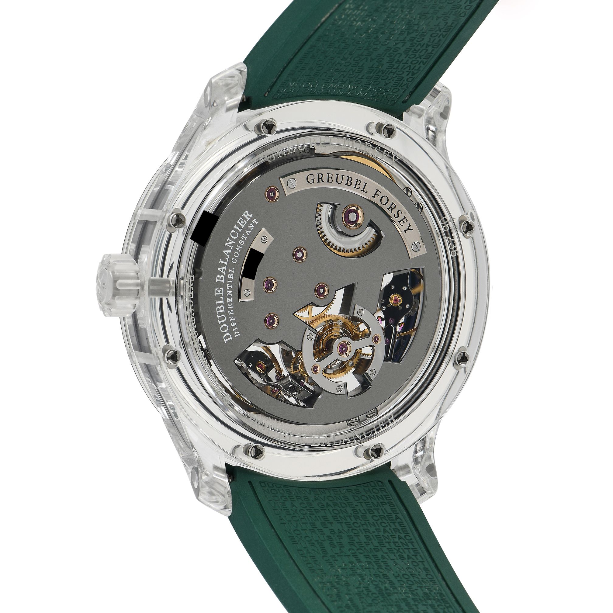 Greubel Forsey Double Balancier Green Sapphire Watch