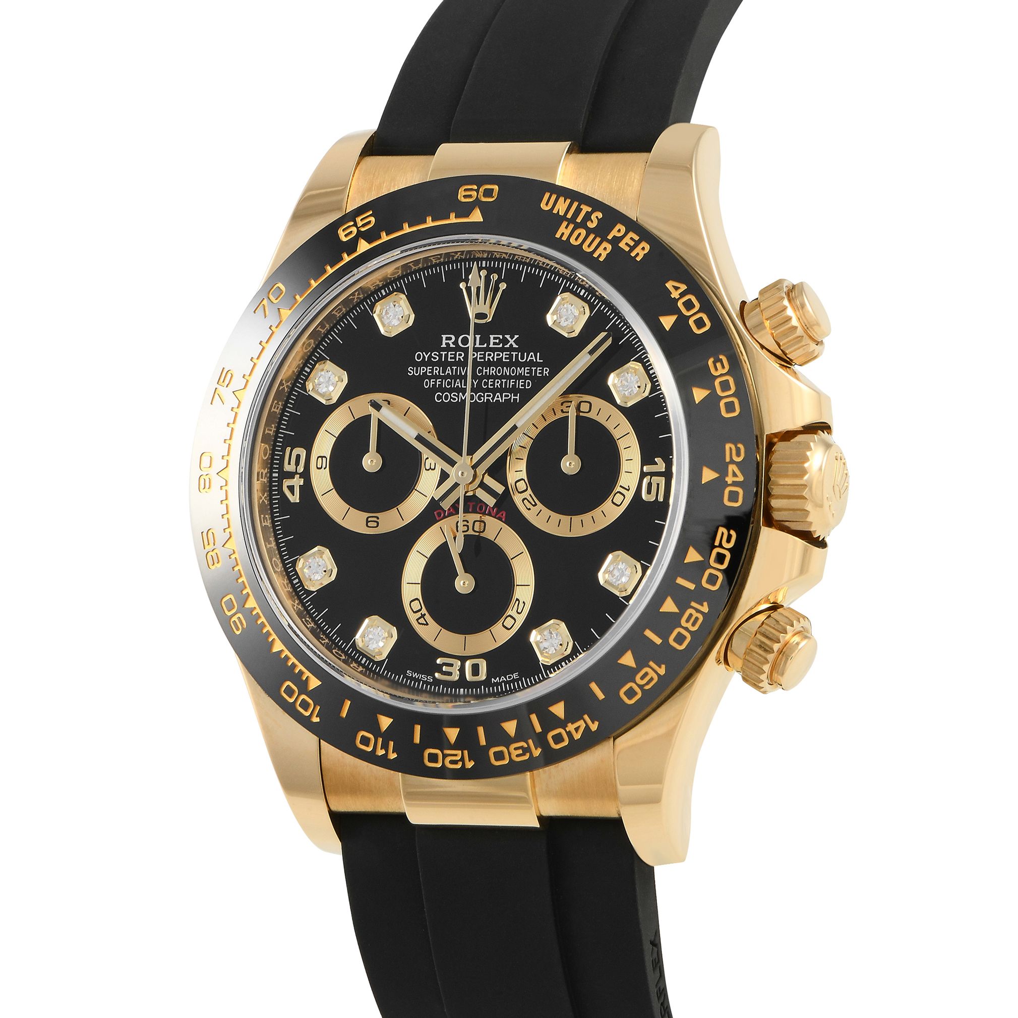 Rolex Daytona Yellow Gold Watch 116518LN-0078