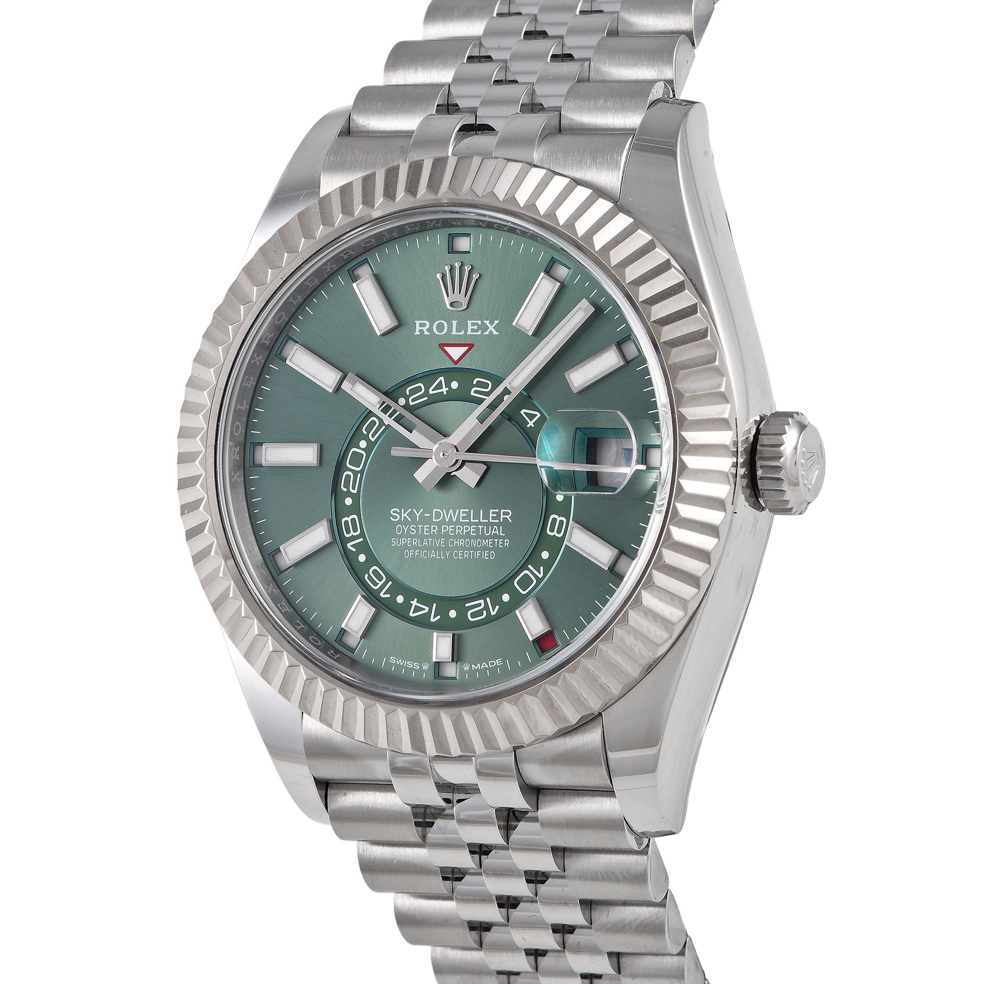Rolex Sky-Dweller Mint Green Dial Watch 336934