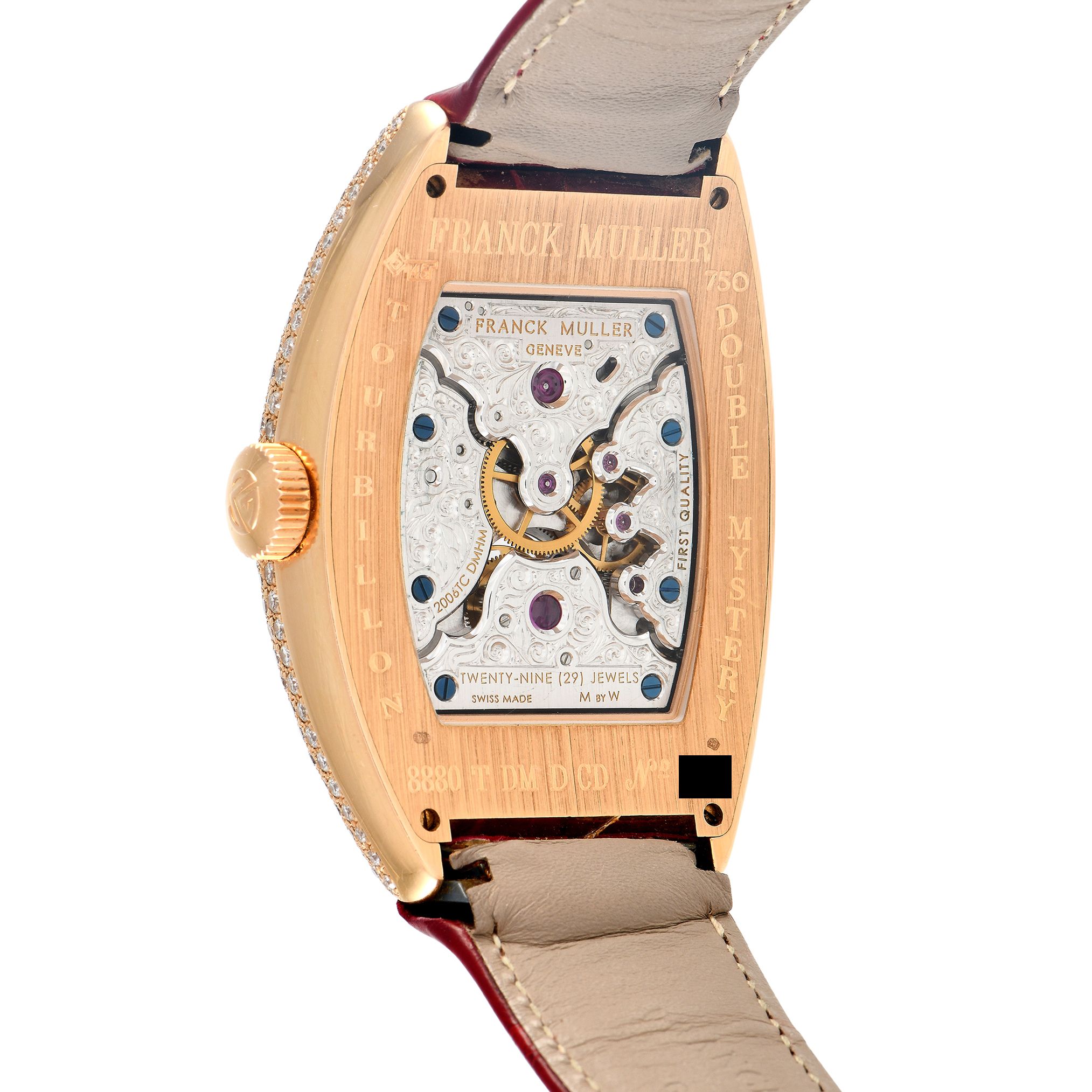 Franck Muller Double Mystery Tourbillon Full Diamond Watch 8880 T DM D CD
