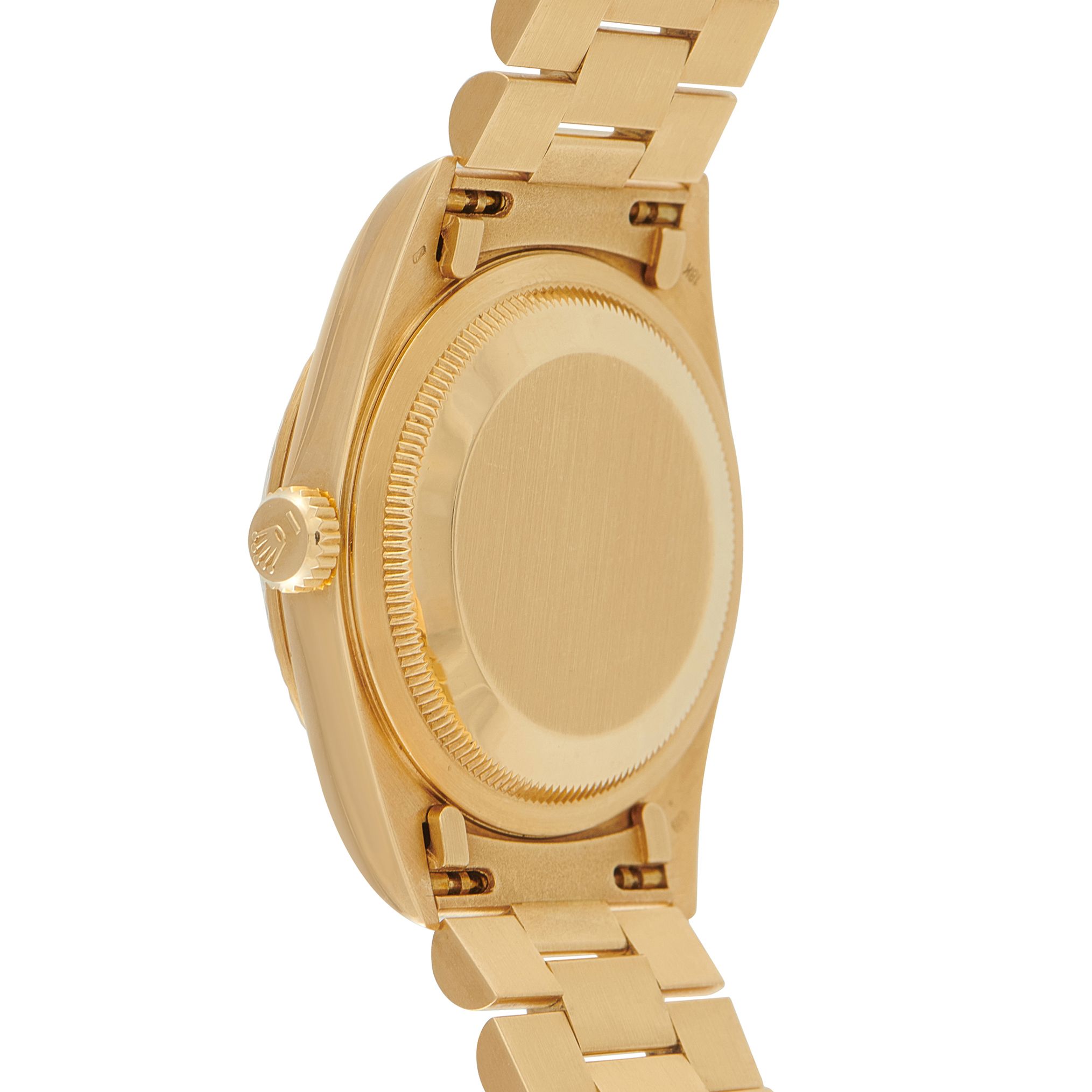 Rolex Day-Date 36 Onyx Dial Yellow Gold President Watch 18238