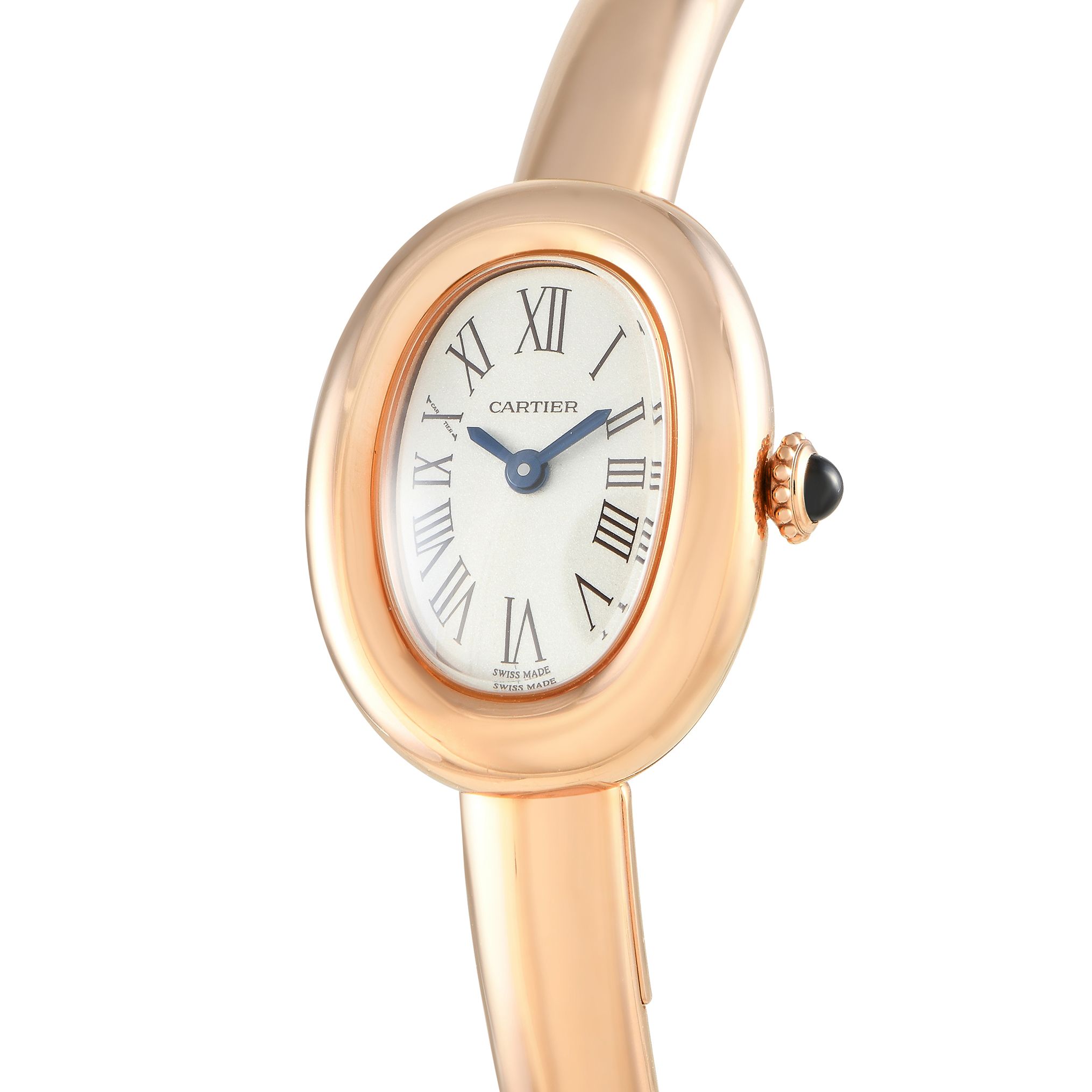 Cartier Baignoire 18K Rose Gold Ladies Watch WGBA0020