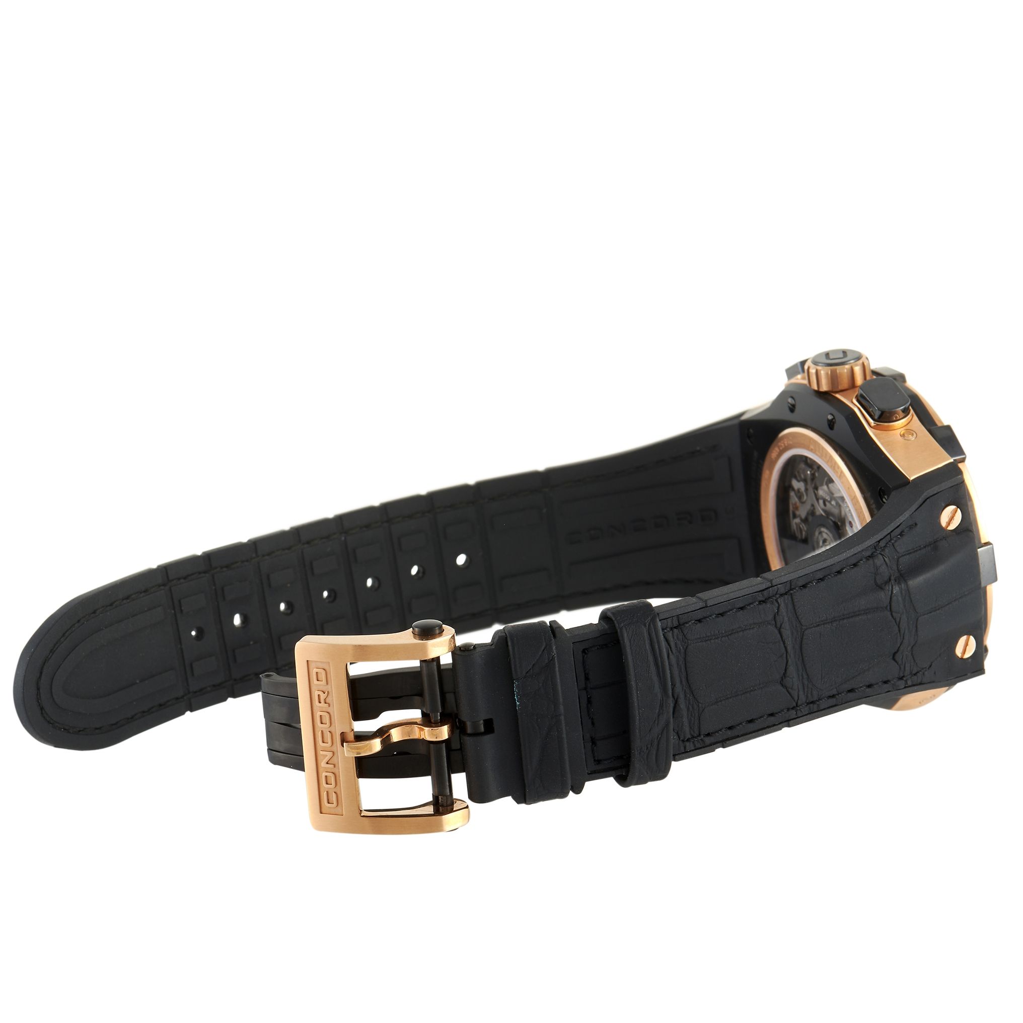 Concord C1 Perpetual Calendar Chronograph Rose Gold Watch 01.6.52.1086