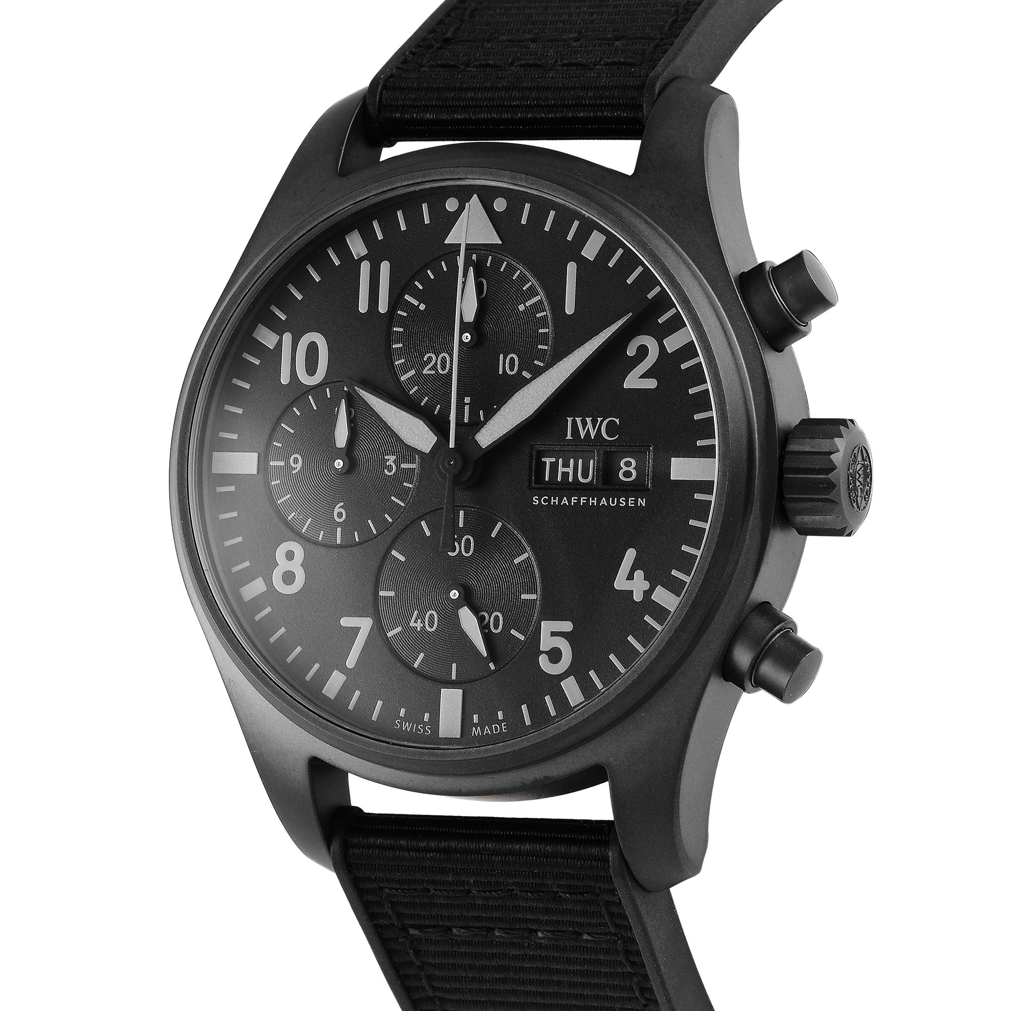 IWC Pilot's Chronograph 41 Top Gun Ceratanium Watch IW388106