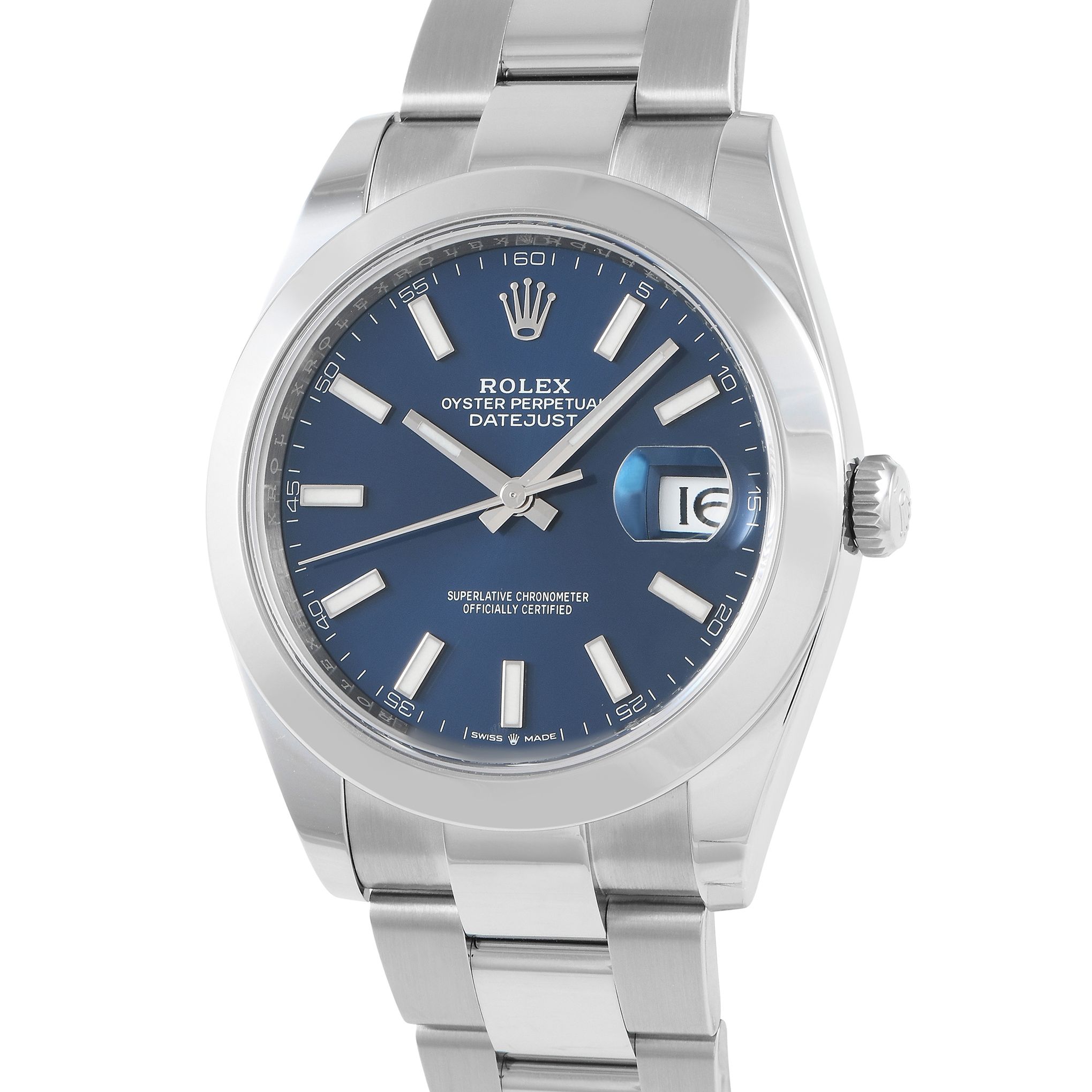 Rolex Datejust 41 Blue Dial Watch 126300