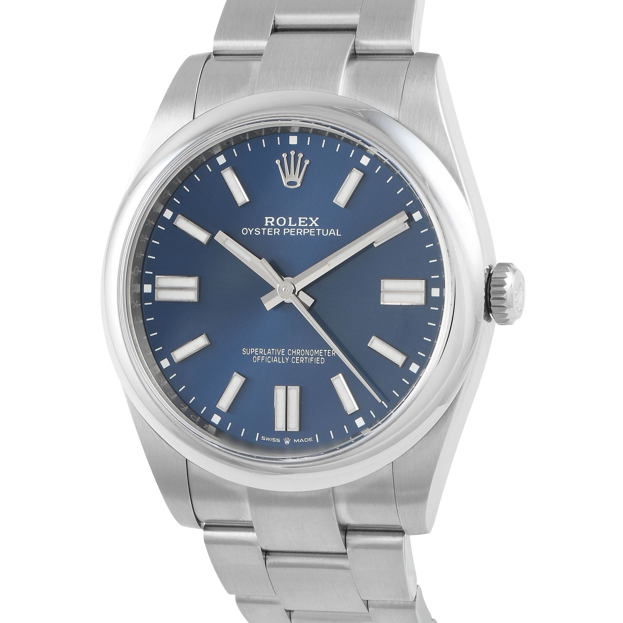 Rolex Oyster Perpetual 41 Blue Dial Watch 124300
