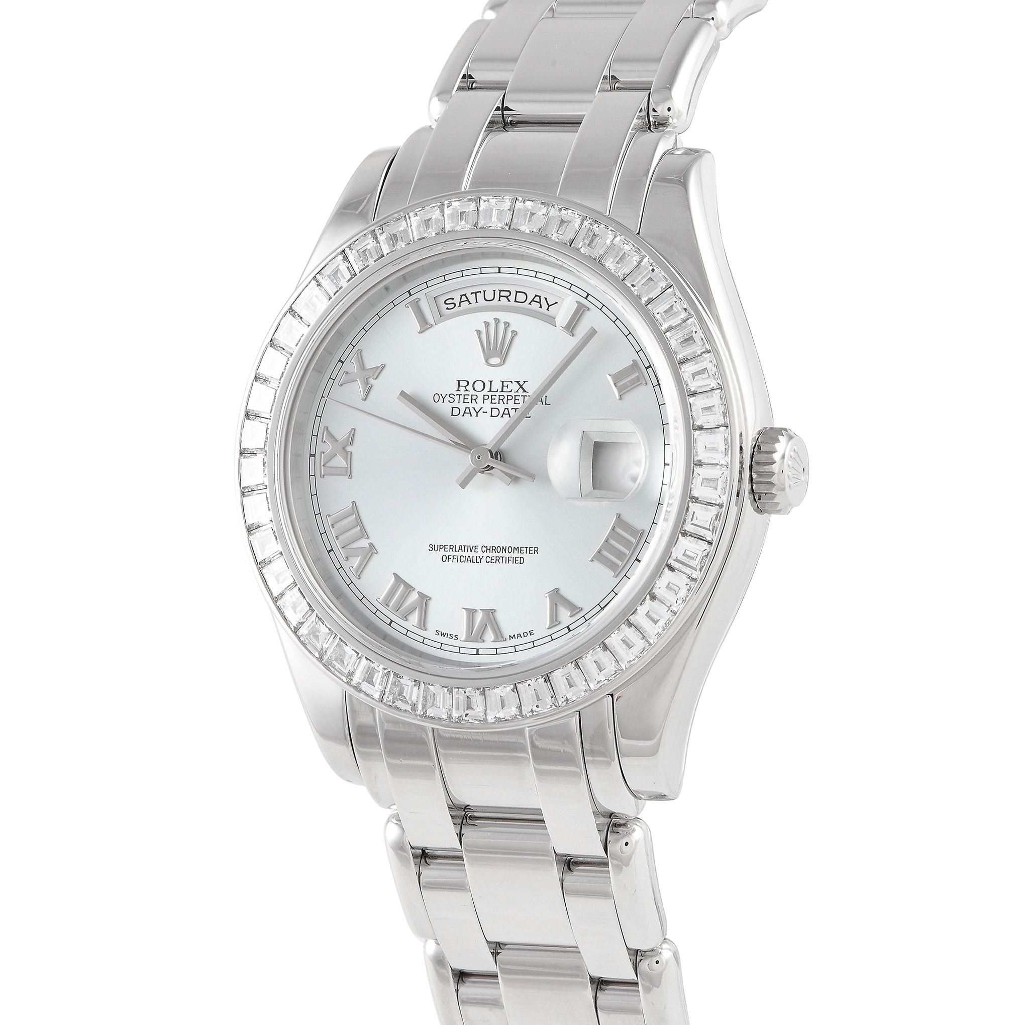 Rolex Day-Date Glacier Blue Dial Watch 18956